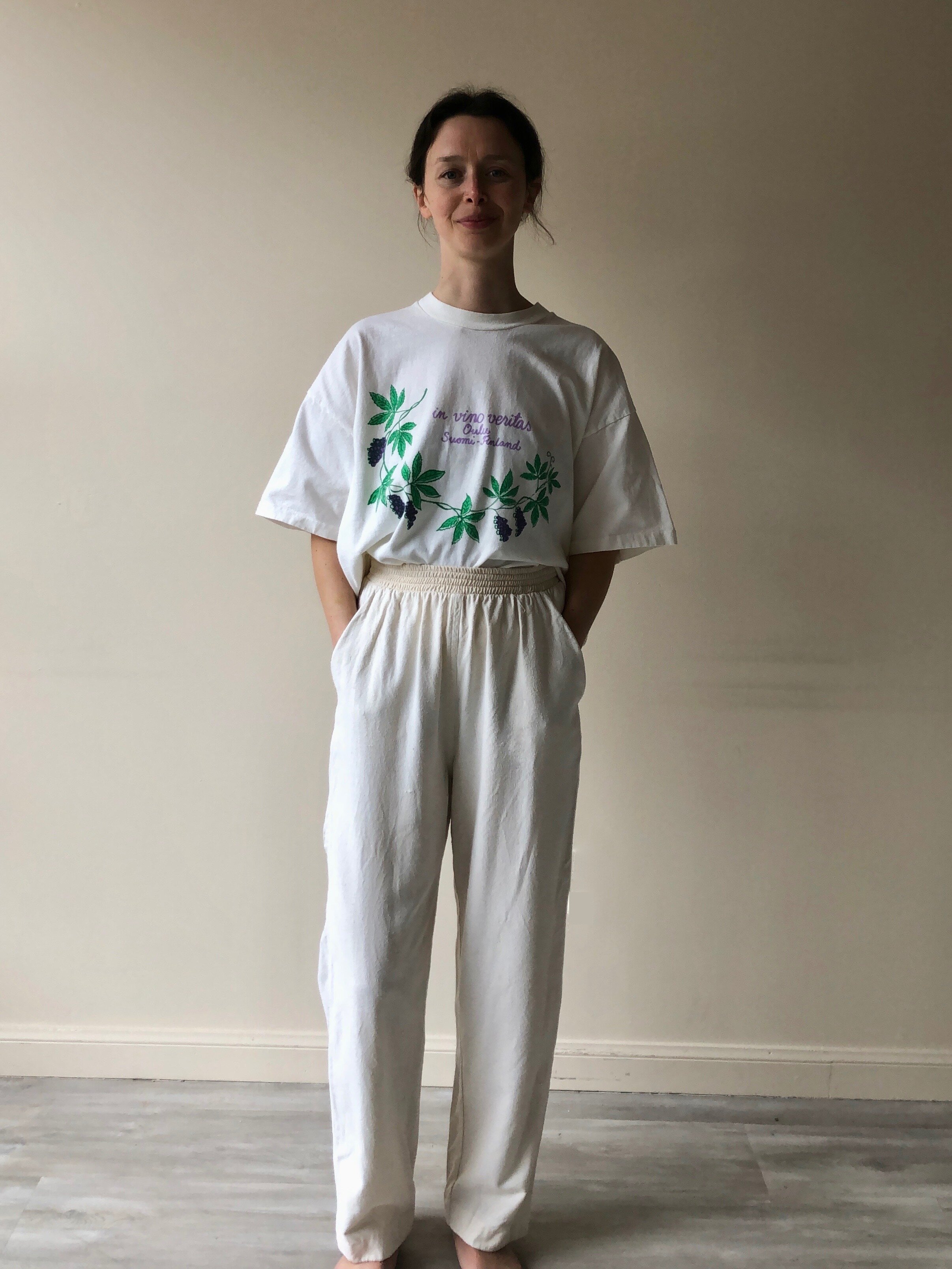 80s RAW SILK PANTS - Mt. Davidson, San Francisco