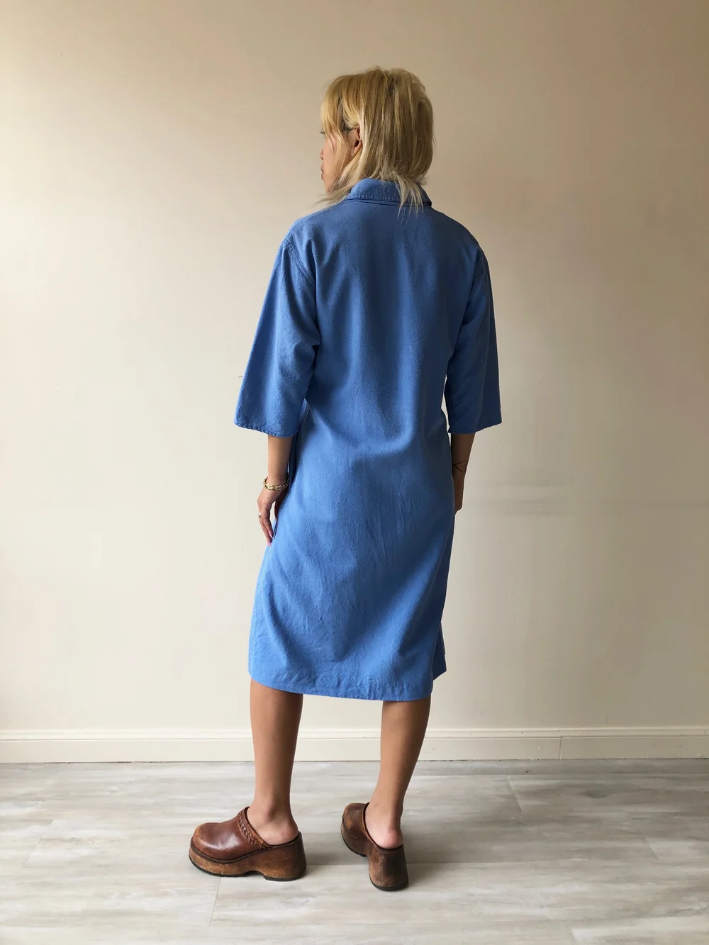 cornflower blue shirt dress Alesha Cornflower Blue Dress