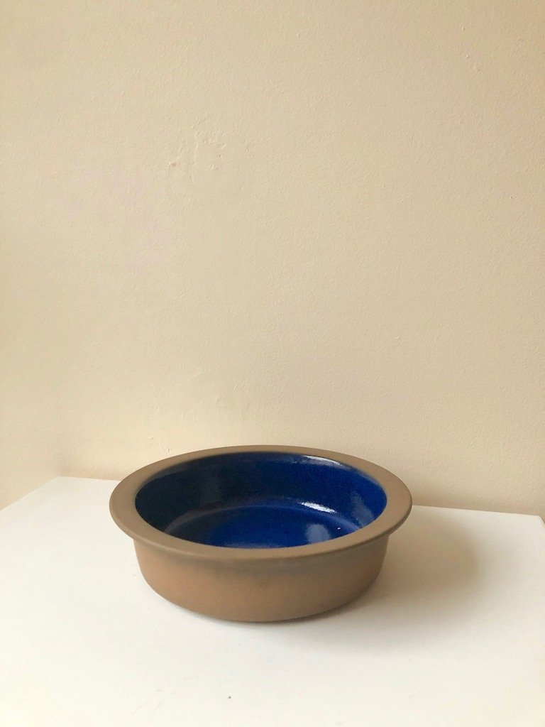 pick up only ! 70s MEDIUM HEATH LEDGE SERVING BOWL