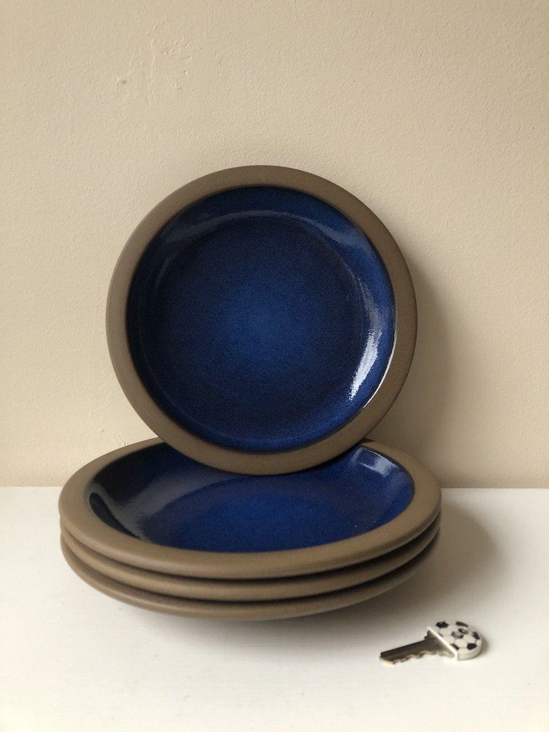 pick up only ! 60s HEATH SALAD PLATES, SET B