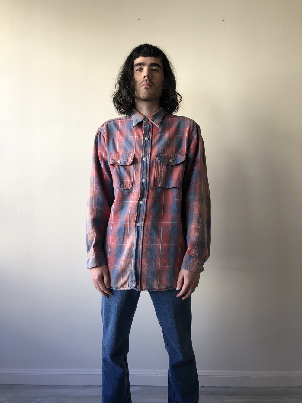 1940s BIG YANK FADED FLANNEL SHIRT - San Anselmo, Ca — body philosophy club