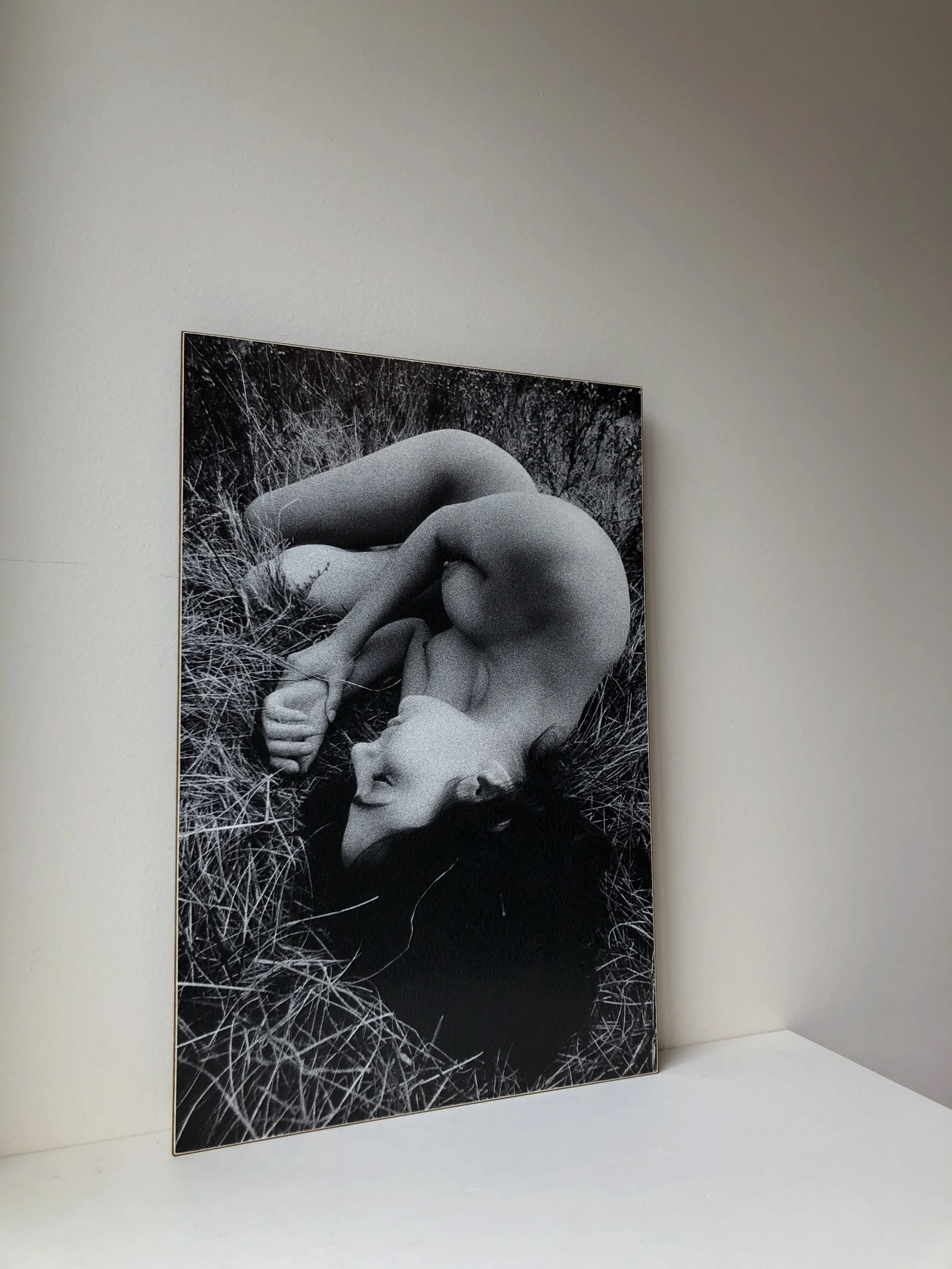 NUDE WOMAN IN FIELD BY THOMAS WEIR, 1967 - Hayward, Ca