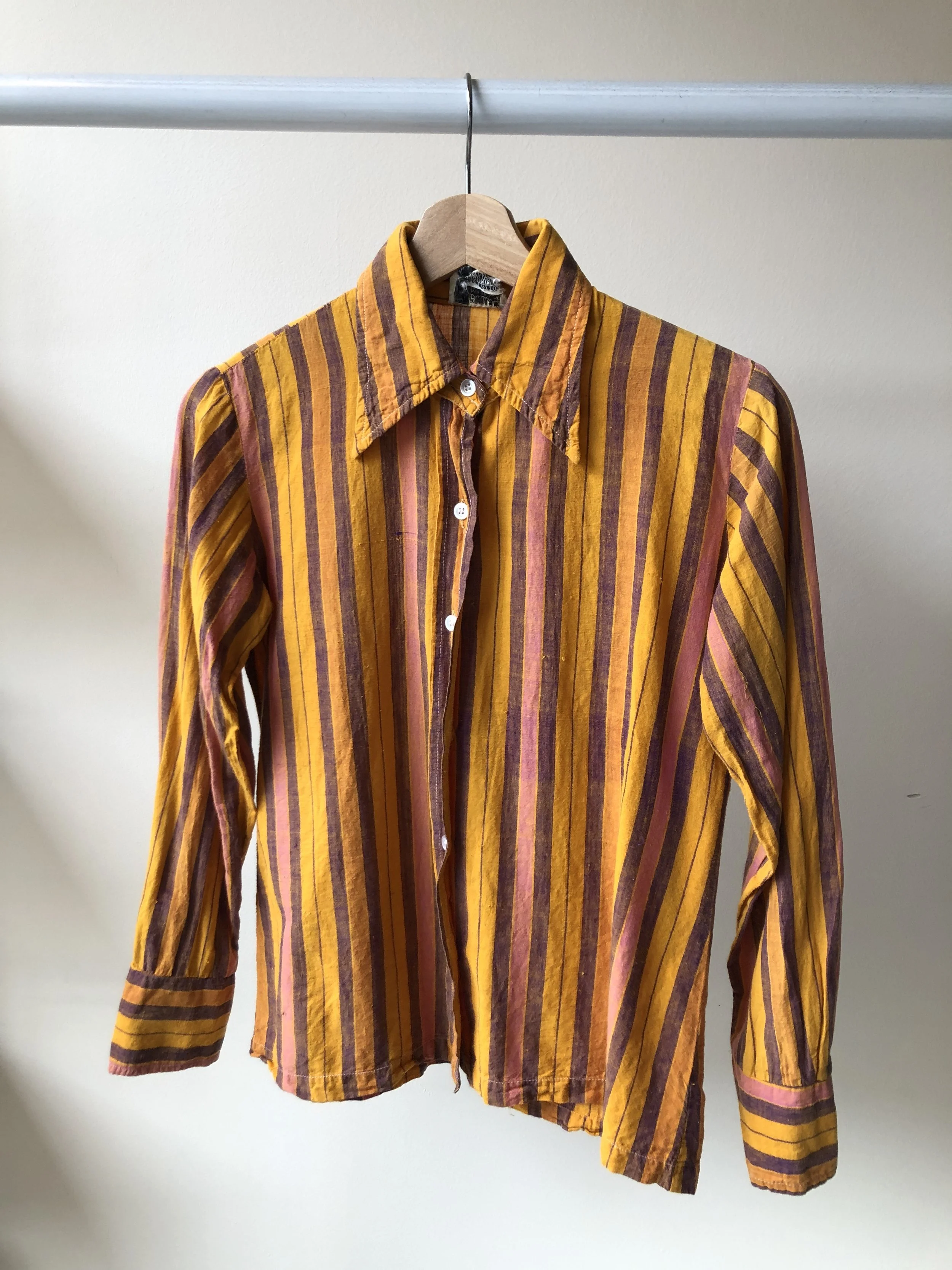 1960s madras shirt