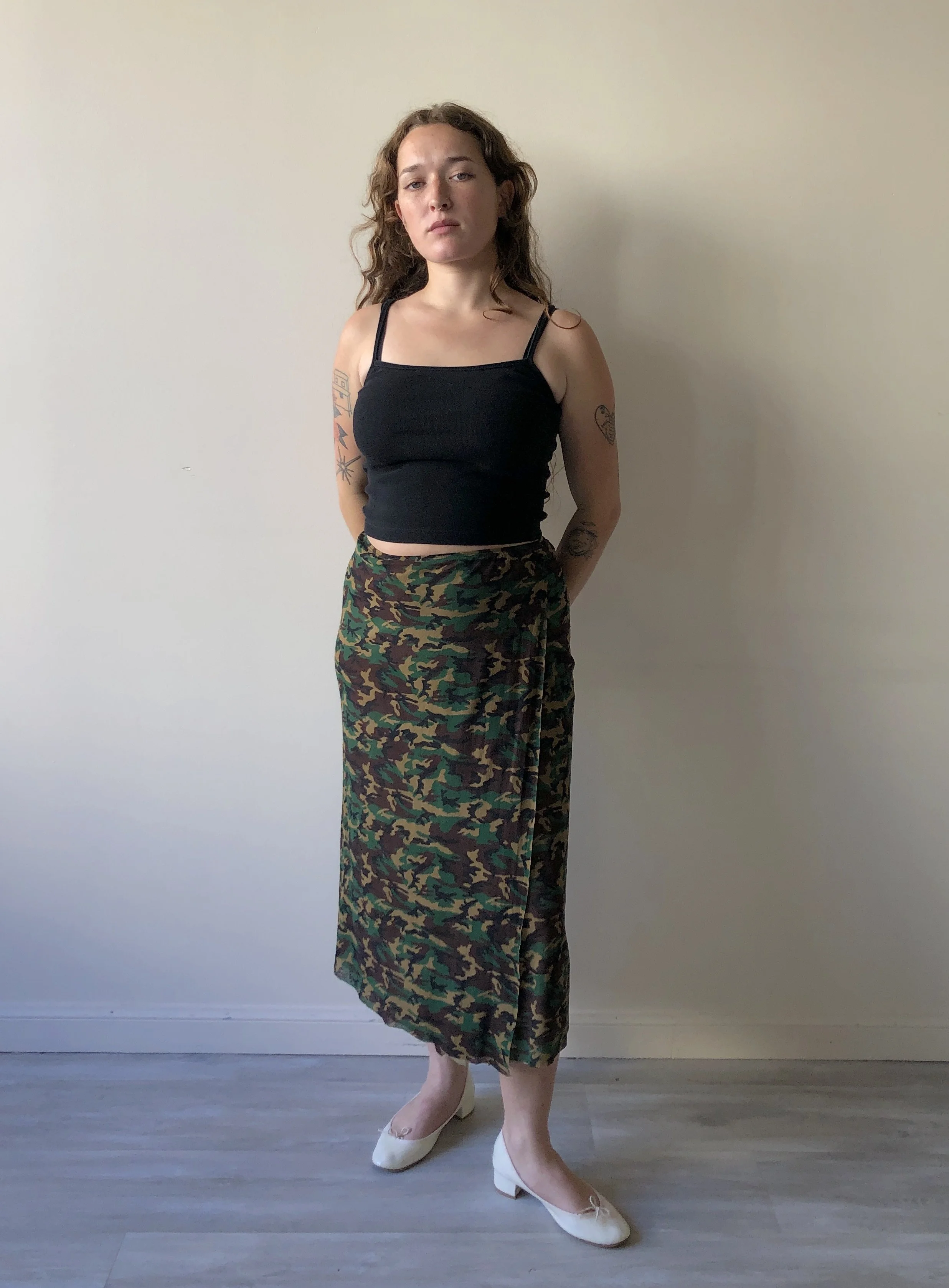 Vintage Gaultier Mesh Wrap Skirt