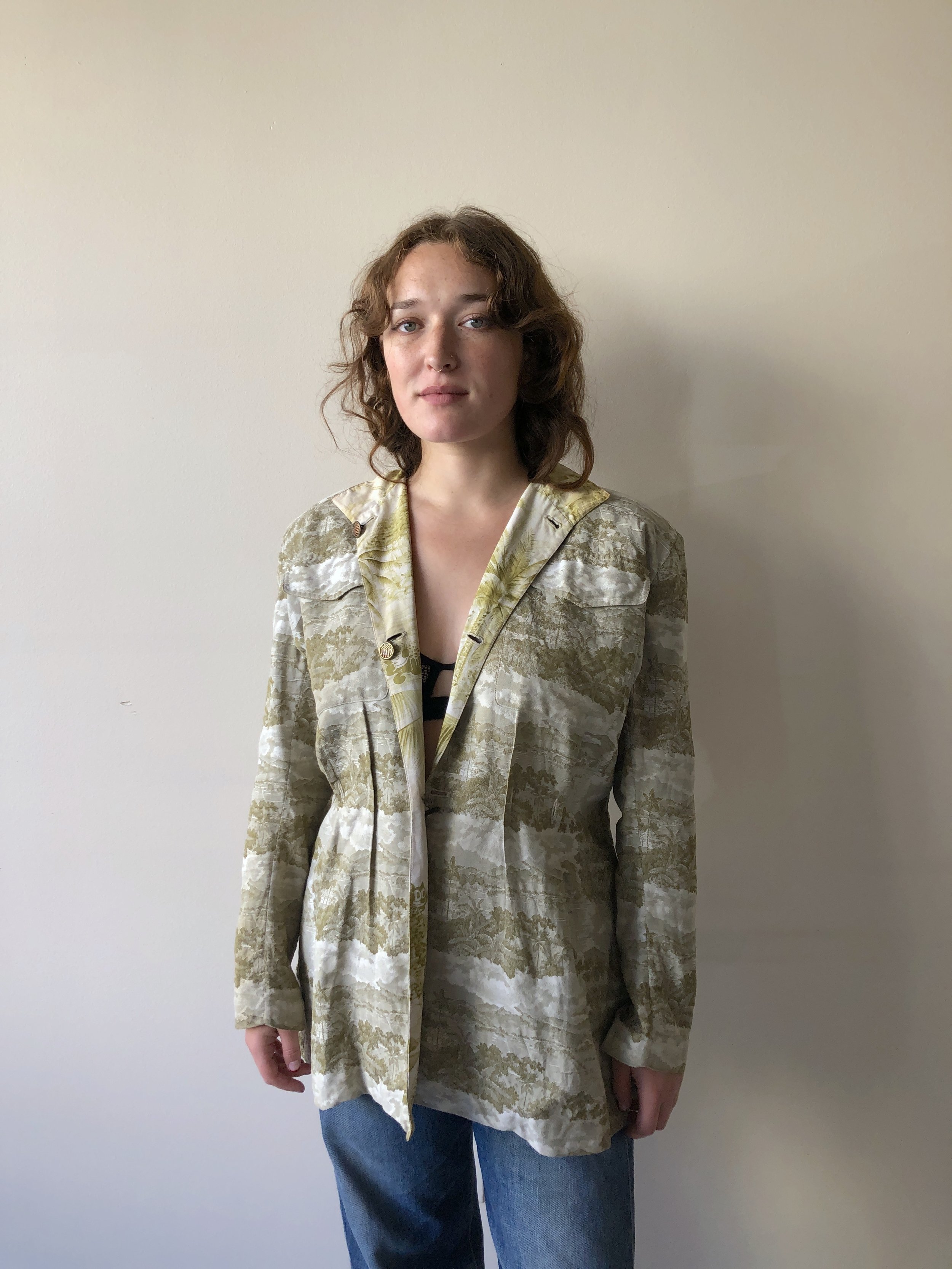 1980s Jean Paul Gaultier Brocade Jungle Jacket