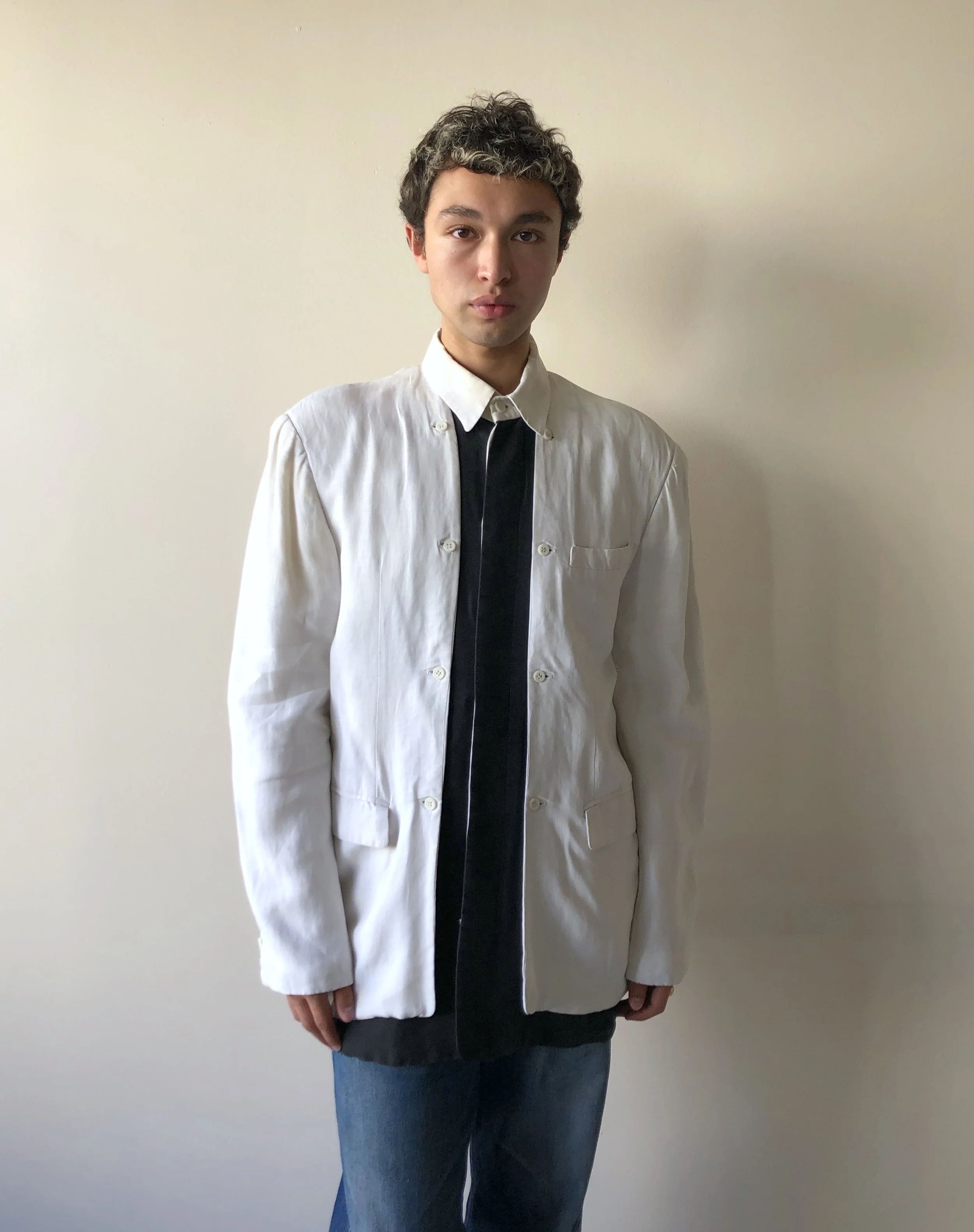 1980s Yoshiyuki Konishi linen blazer