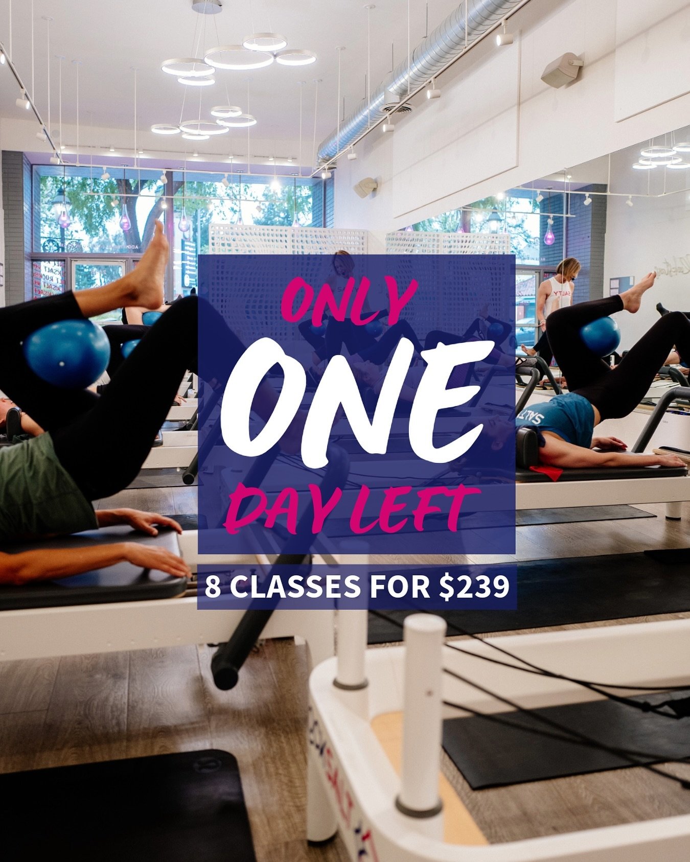 Hurry! Just 1 day left to buy 8 classes for only $239!

Don&rsquo;t miss this limited-time offer to celebrate the 8th Birthday of our San Mateo Studio. 

Join our RockStar community and take advantage of this special deal before it&rsquo;s too late! 