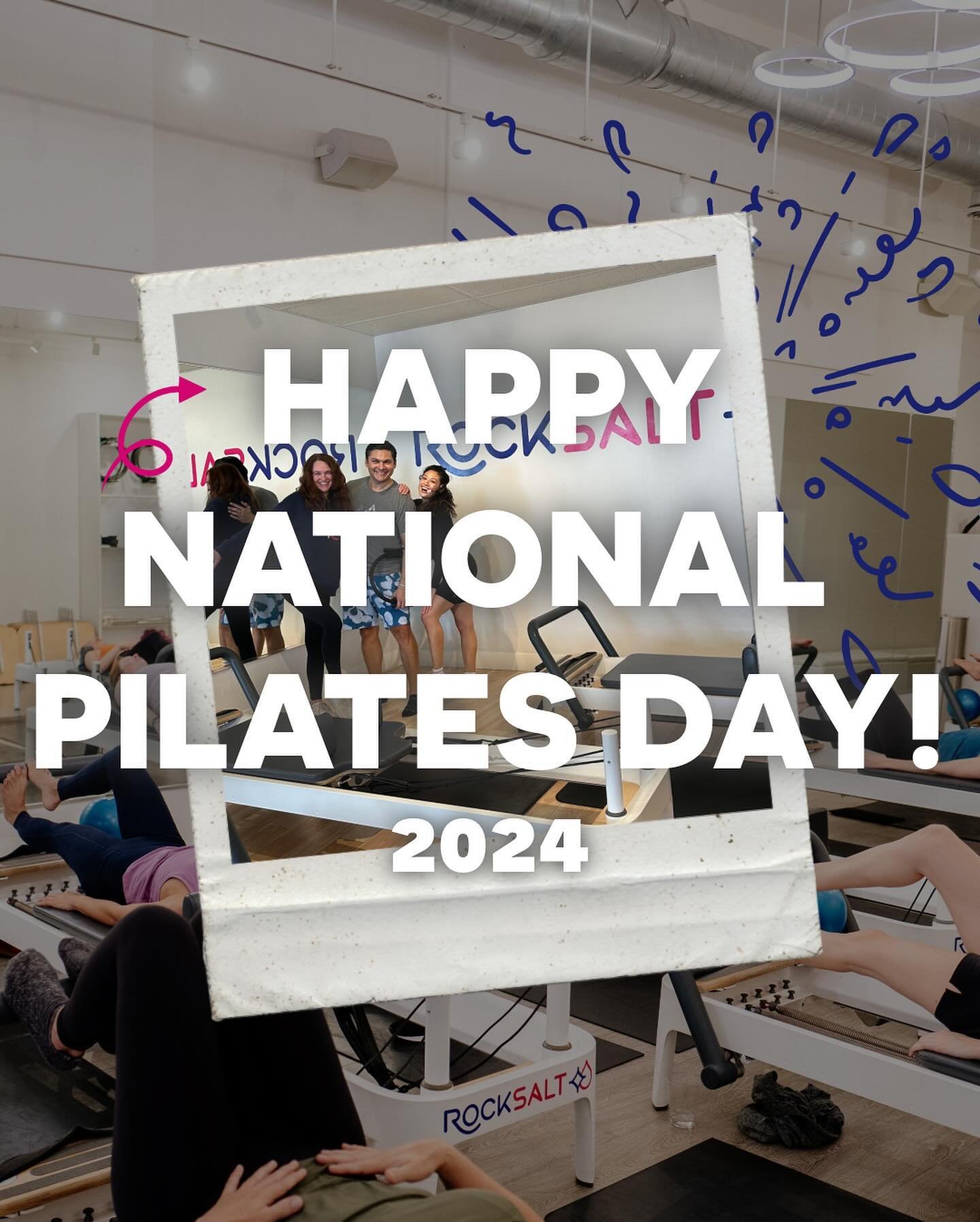 Happy National Pilates Day! Thanks to you and our instructors, our RockStar community continues to get bigger and get stronger 💪⁣
⁣
What are your goals this Pilates Month? 💙🩷⁣
⁣
#getsalty #rocksalt #rocksaltpilates #pilatesmonth #nationalpilatesda