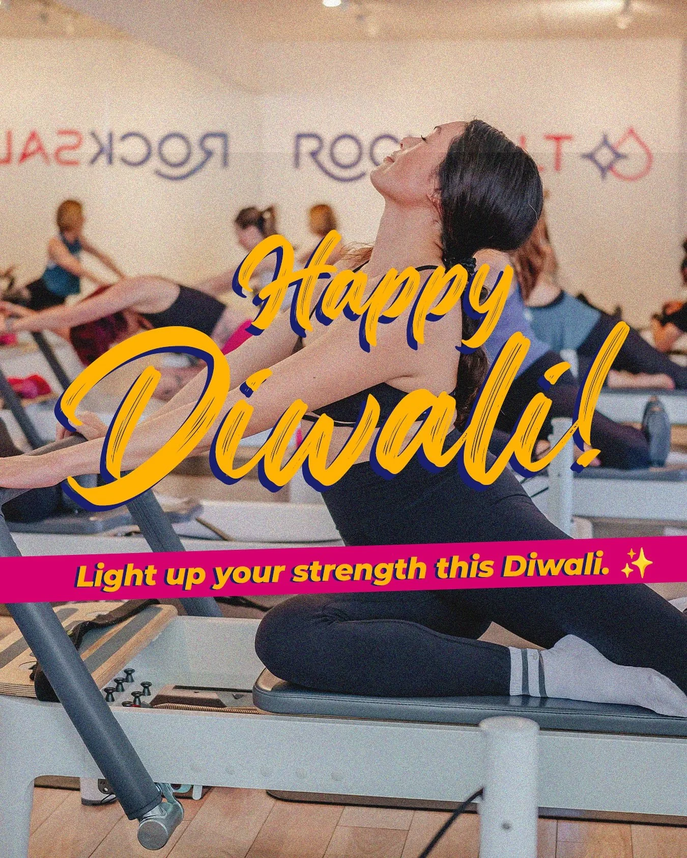 Light up your strength this Diwali. ✨
Here&rsquo;s to a season of light, movement, and feeling your strongest self!

🪔 Happy Diwali from all of us at RockSalt!

#GetSalty #RockSaltPilates #RockInRockOutRockOn #Stretch #Strength #Sweat #ReformerPilat