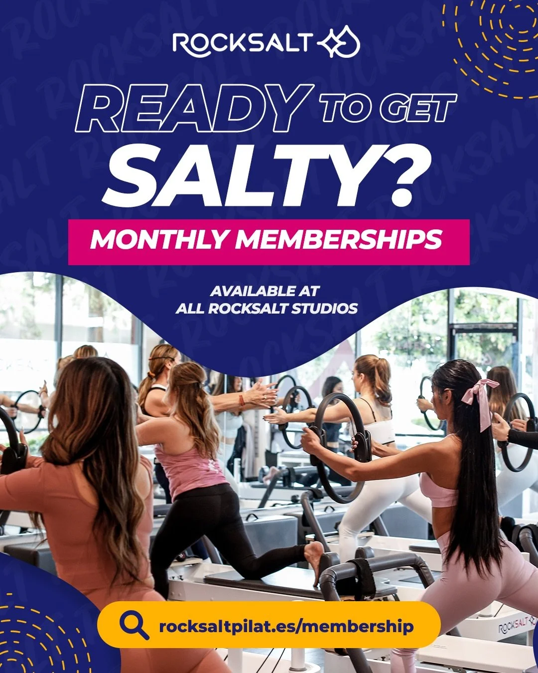 Ready to Get Salty?
Monthly Memberships Are Available!

Built for consistency, flexibility, and better value&mdash;so you can keep showing up for the stretch, strength, and sweat you love.

Monthly Membership Options:
​&bull; RockStar Ultimate Monthl