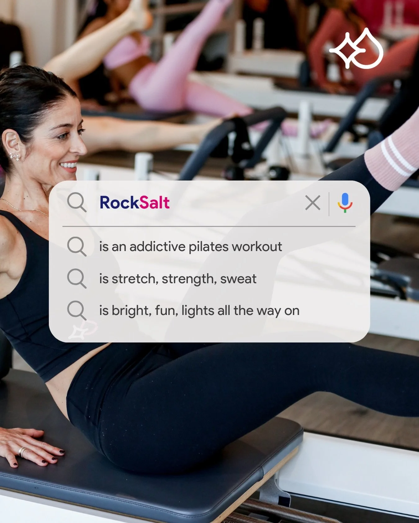 It&rsquo;s the music you can&rsquo;t stop moving to.
The lights that make everything feel alive.
The challenge that makes you stronger than yesterday.

This is RockSalt. 💙🩷

Ready to get SALTY? Book your class now: https://rocksaltpilat.es/p7QW

#G