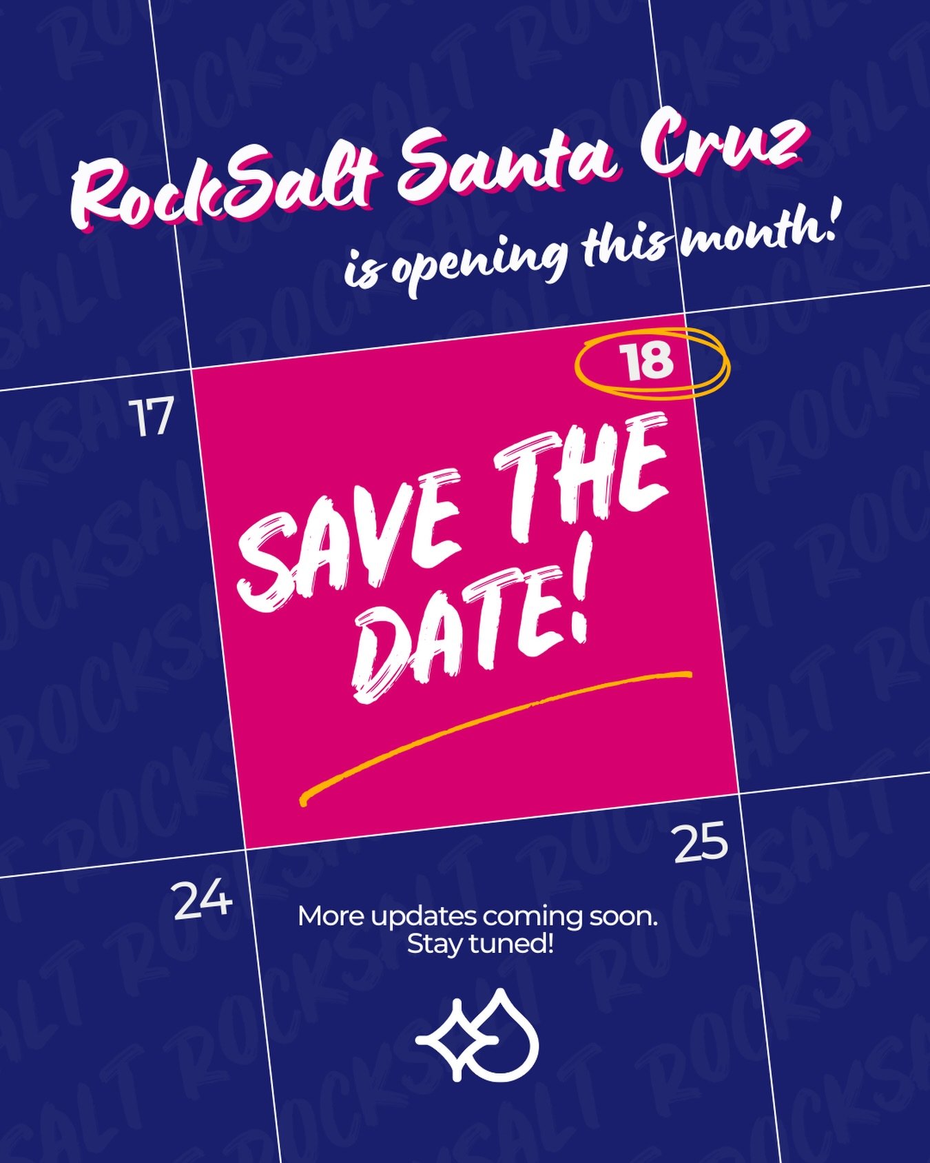 Save the Date! 📢

RockSalt Santa Cruz opens Feb 18.
Stretch, strength, and sweat &mdash; coming soon.

Secure founding rates now at
🔗 rocksaltpilat.es/qGKR or click the link in bio visit our website!

#GetSalty #RockSaltPilates #RockInRockOutRockOn