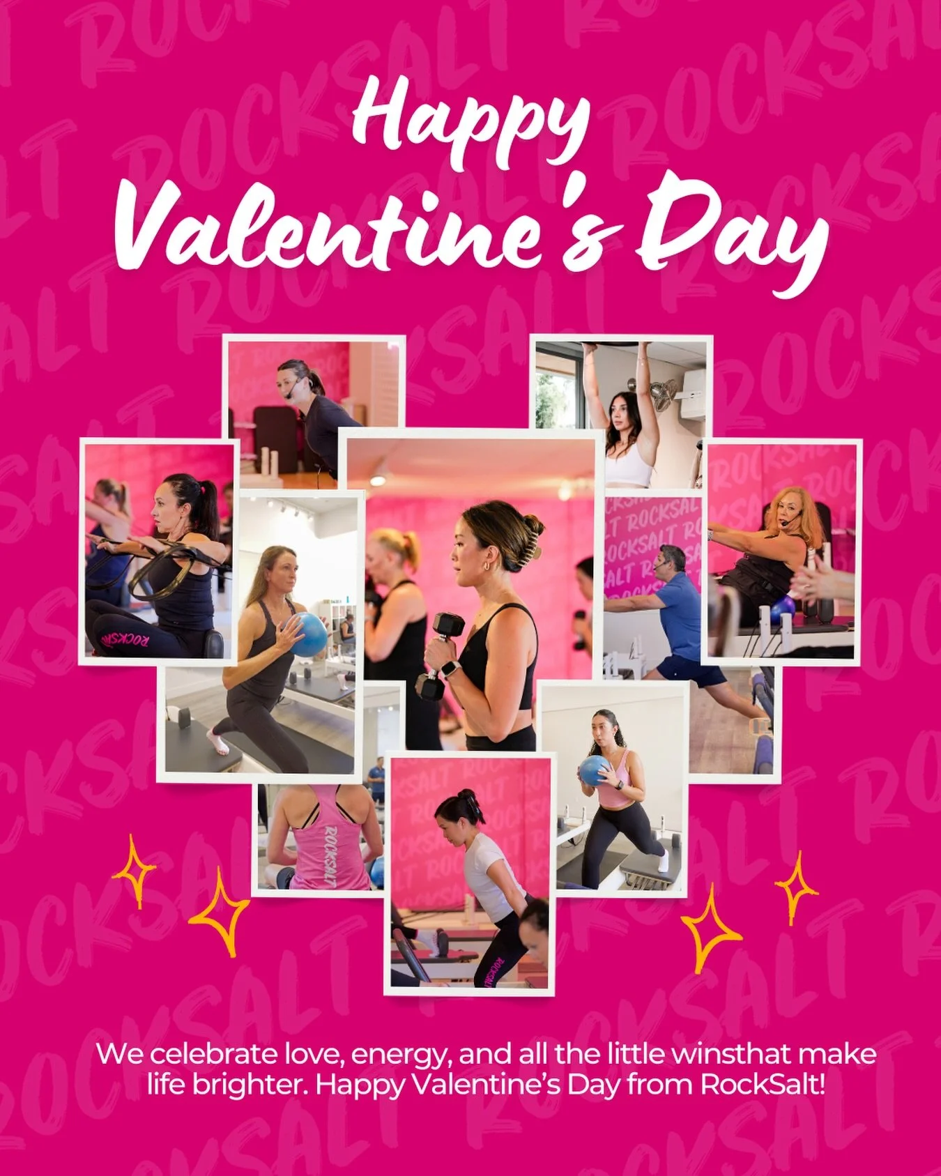 From strength to sweat to smiles, love is in every moment. 💖 
Happy Valentine&rsquo;s Day from all of us at RockSalt! 

Book your class now at rocksaltpilat.es/qQ89 or see link in bio!

#GetSalty #RockSaltPilates #RockInRockOutRockOn #StretchStrengt