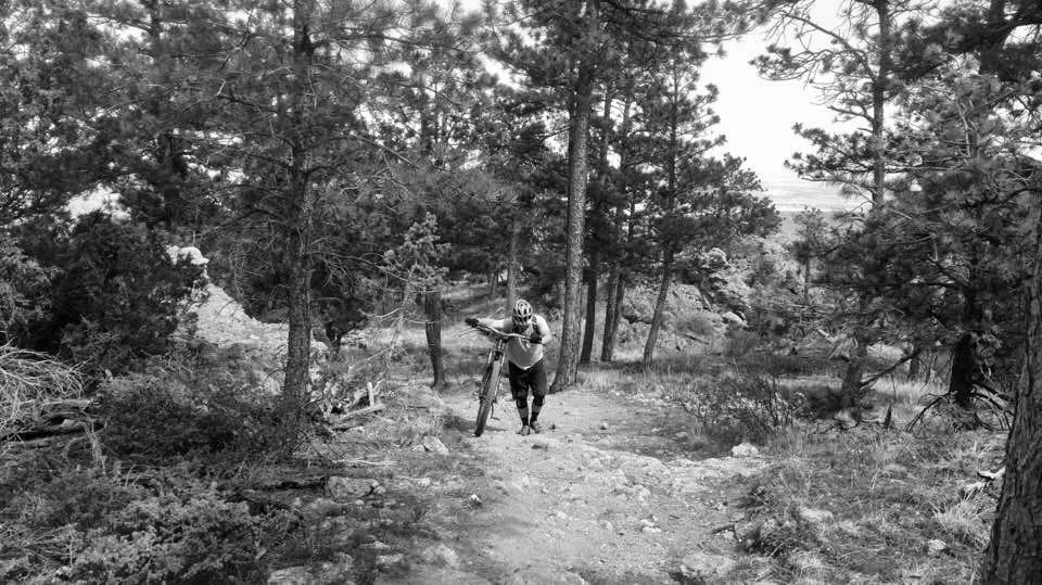 After 3,200 vertical feet of climbing in 7 miles, I'd resorted to walking for a few minutes.