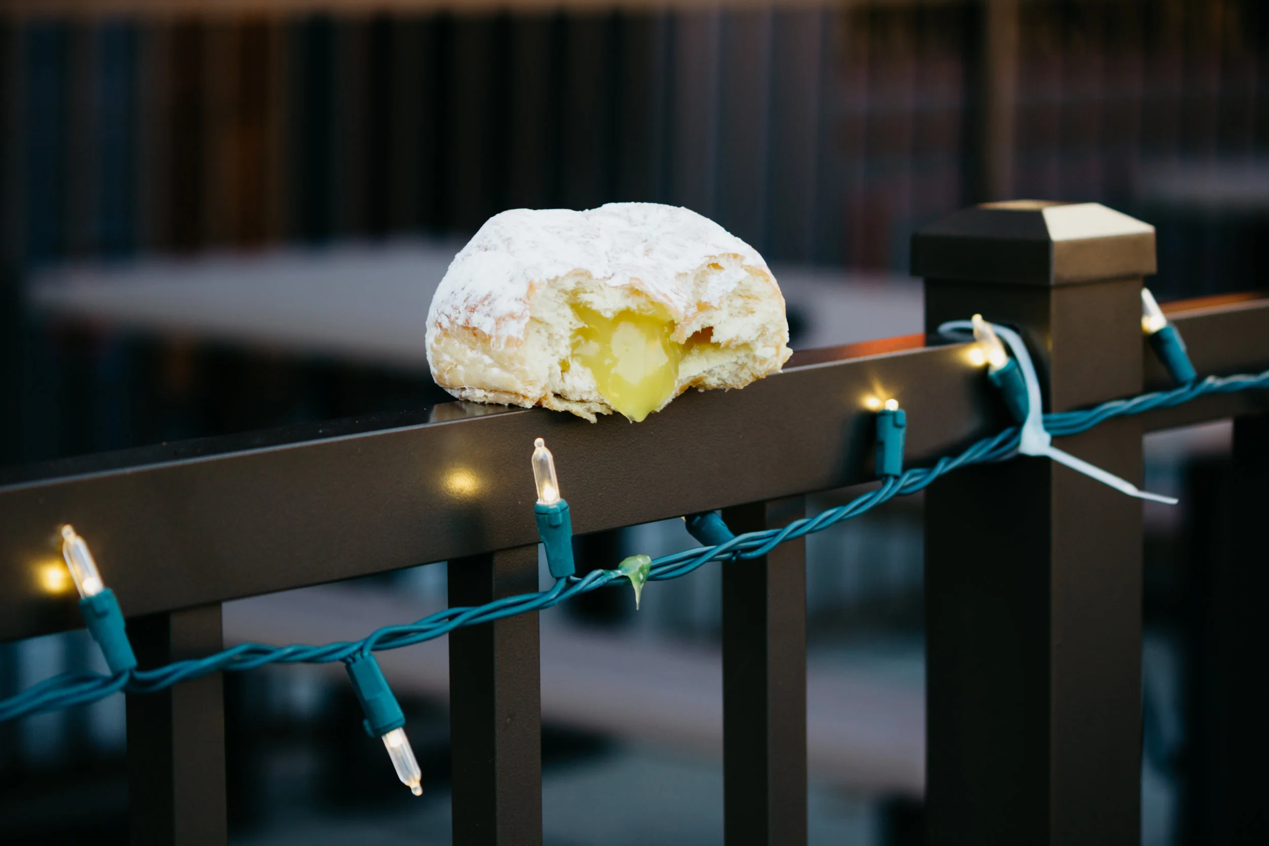 Bet you didn’t think you’d be looking at an artsy picture of a doughnut today.