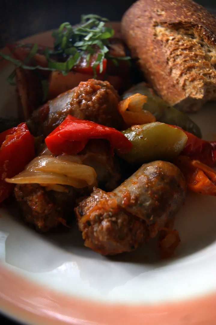 Sausage with Peppers & Onions