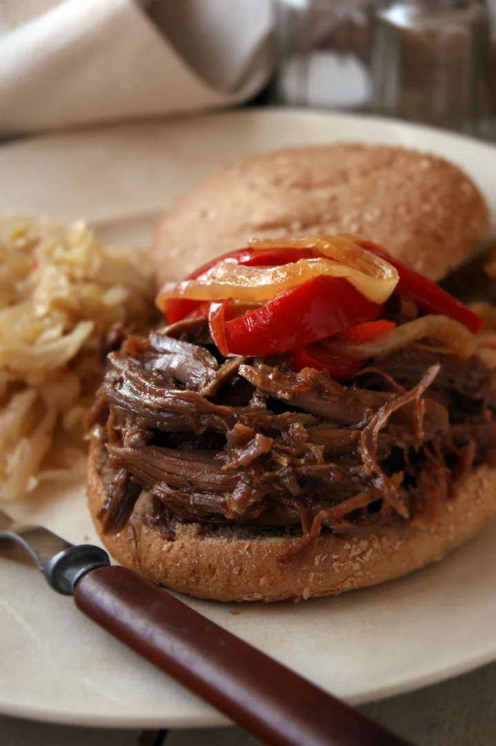Pulled Duck Sandwich