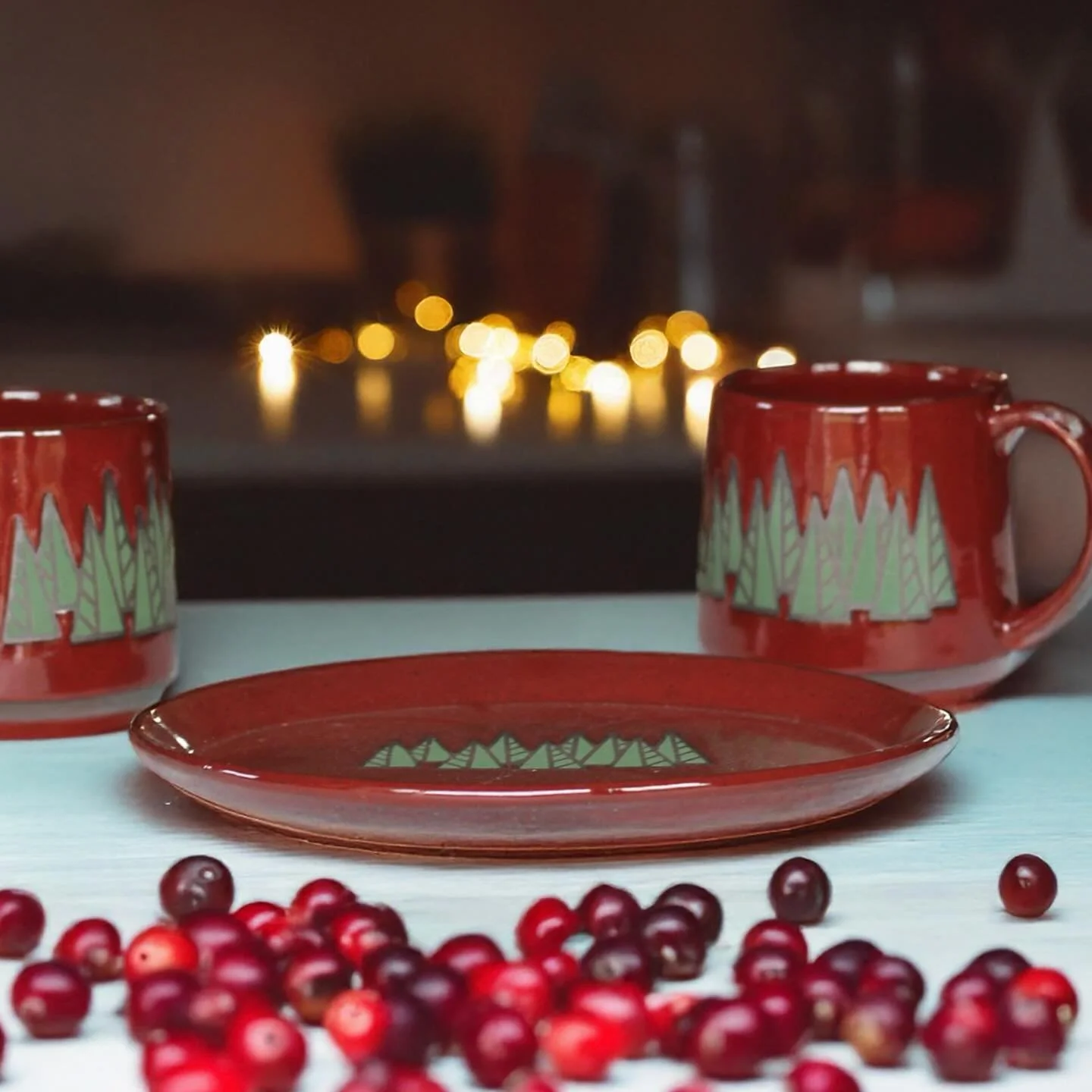 Meet Cranberry &mdash; the first of our three holiday colors this season. Cozy, rich, and joyfully festive, it&rsquo;s giving winter forests, mulled cider, cranberry garlands, and that first warm mug of coffee on a snowy morning.

#handmadeceramics #