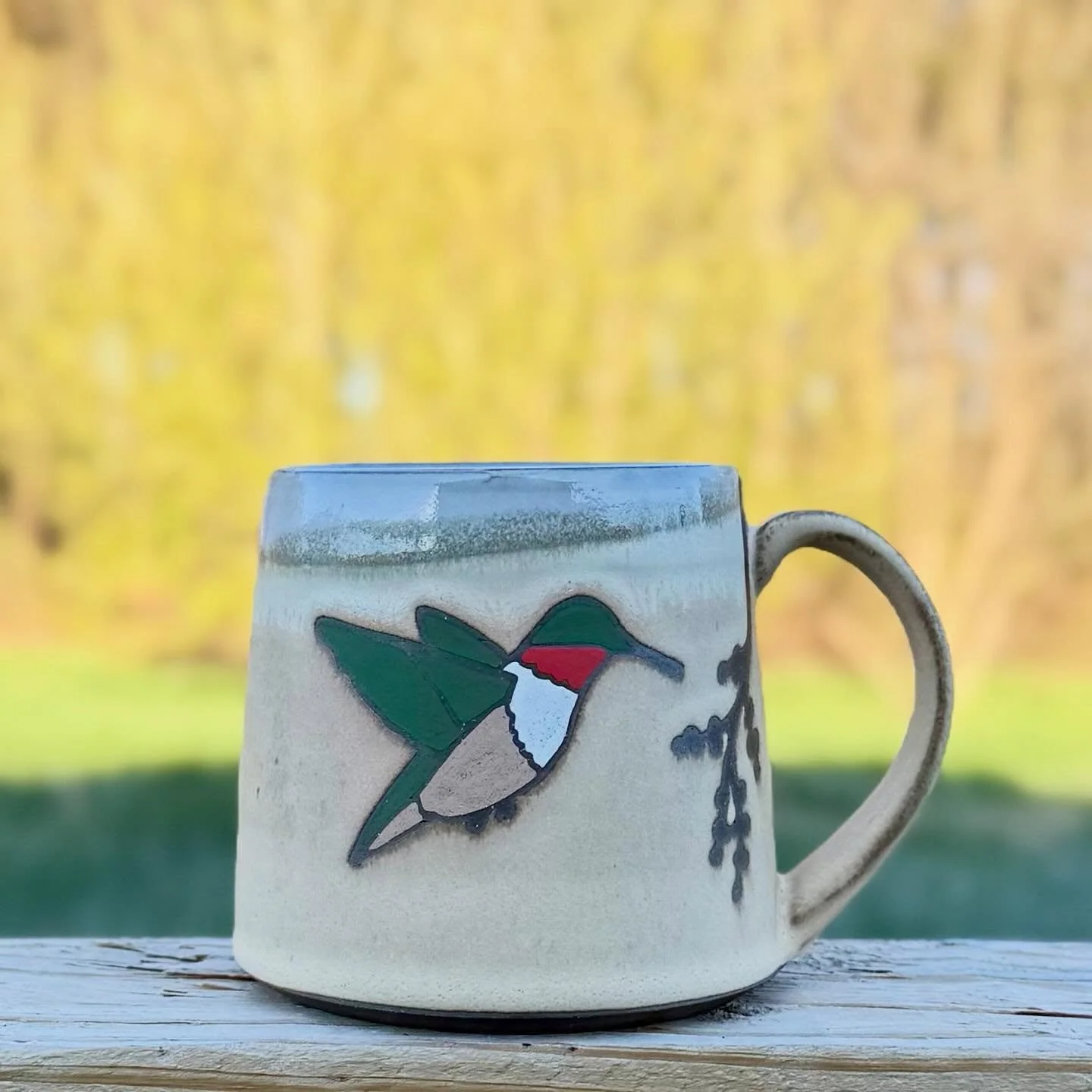 Happy Monday! To celebrate our Spring Art Fair season, we&rsquo;re unveiling some fresh designs and colors. Say hello to our newest flock member, the dashing Ruby-Throated Hummingbird, in cream! These pint-sized wonders are the only breeding species 