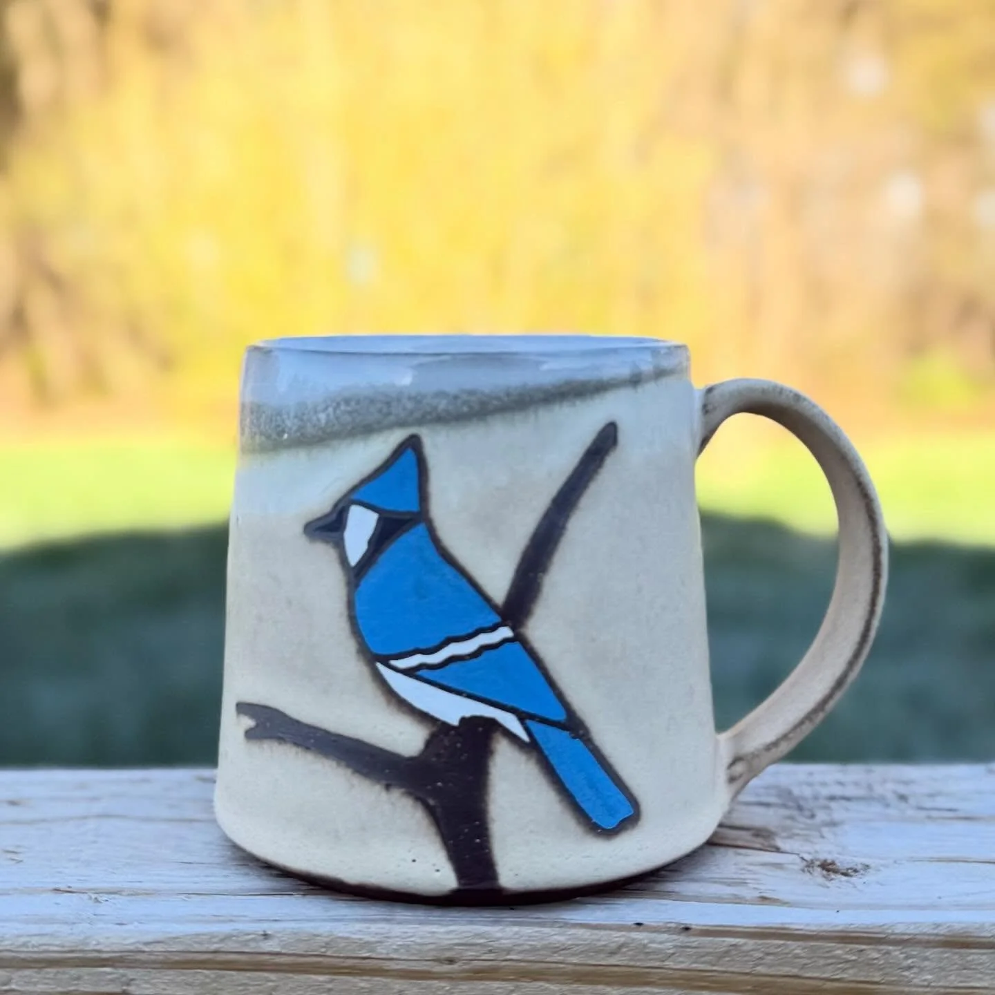To keep the Spring Art Fair celebration soaring, we&rsquo;re thrilled to introduce our vibrant Blue Jay mug, set against a classic cream finish!

Come see this new flock member in person:
West Michigan Potter&rsquo;s Guild Spring Sale
Saturday, April