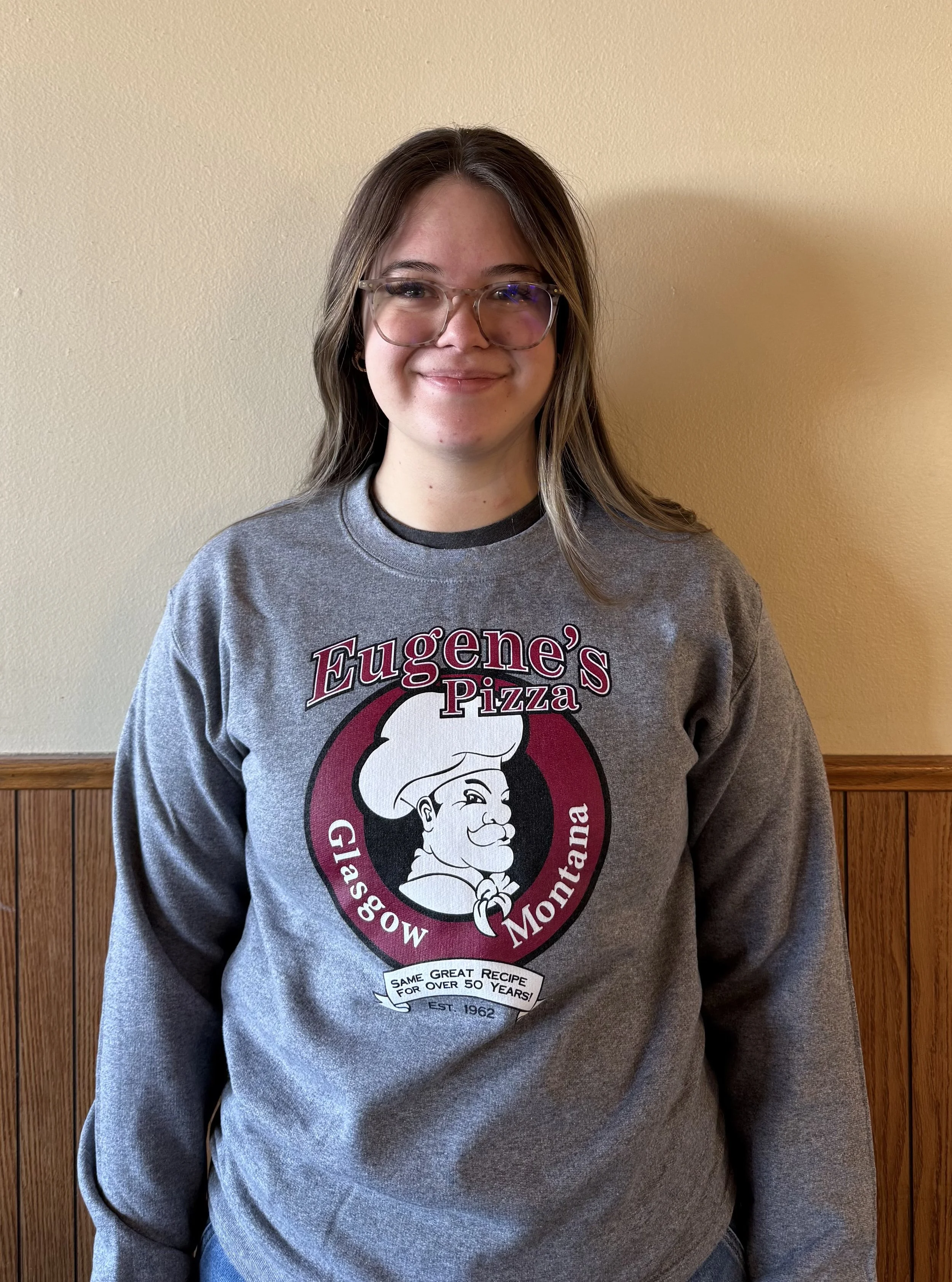 Eugene's Pizza "Pizza Chef" Crewneck Sweatshirt