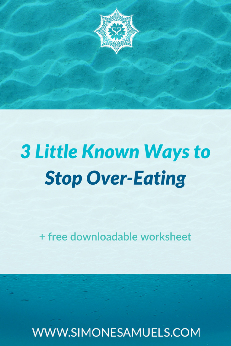 3 Little Known Ways to Stop Over-Eating