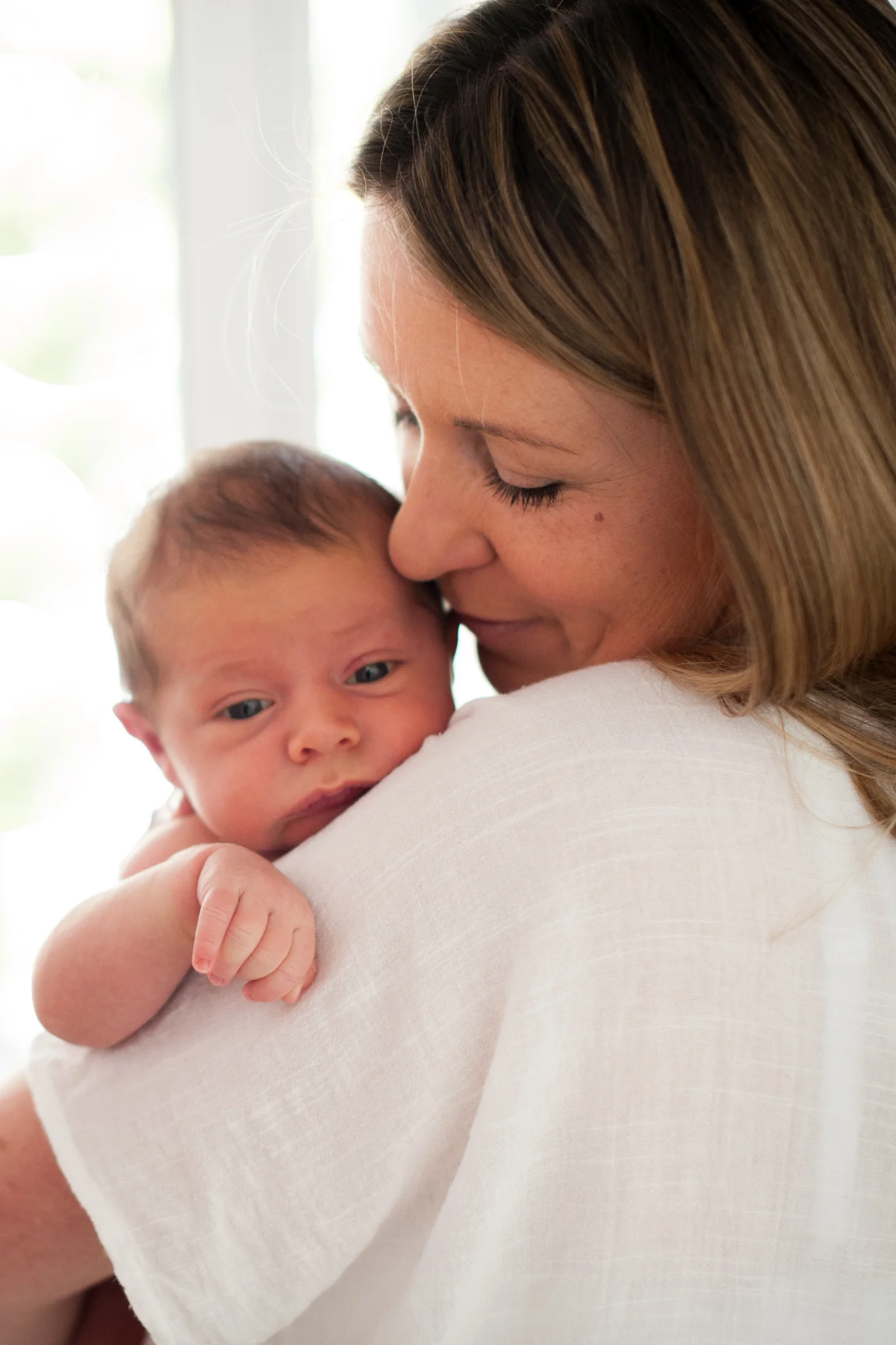 Mother and son newborn photographer central coast