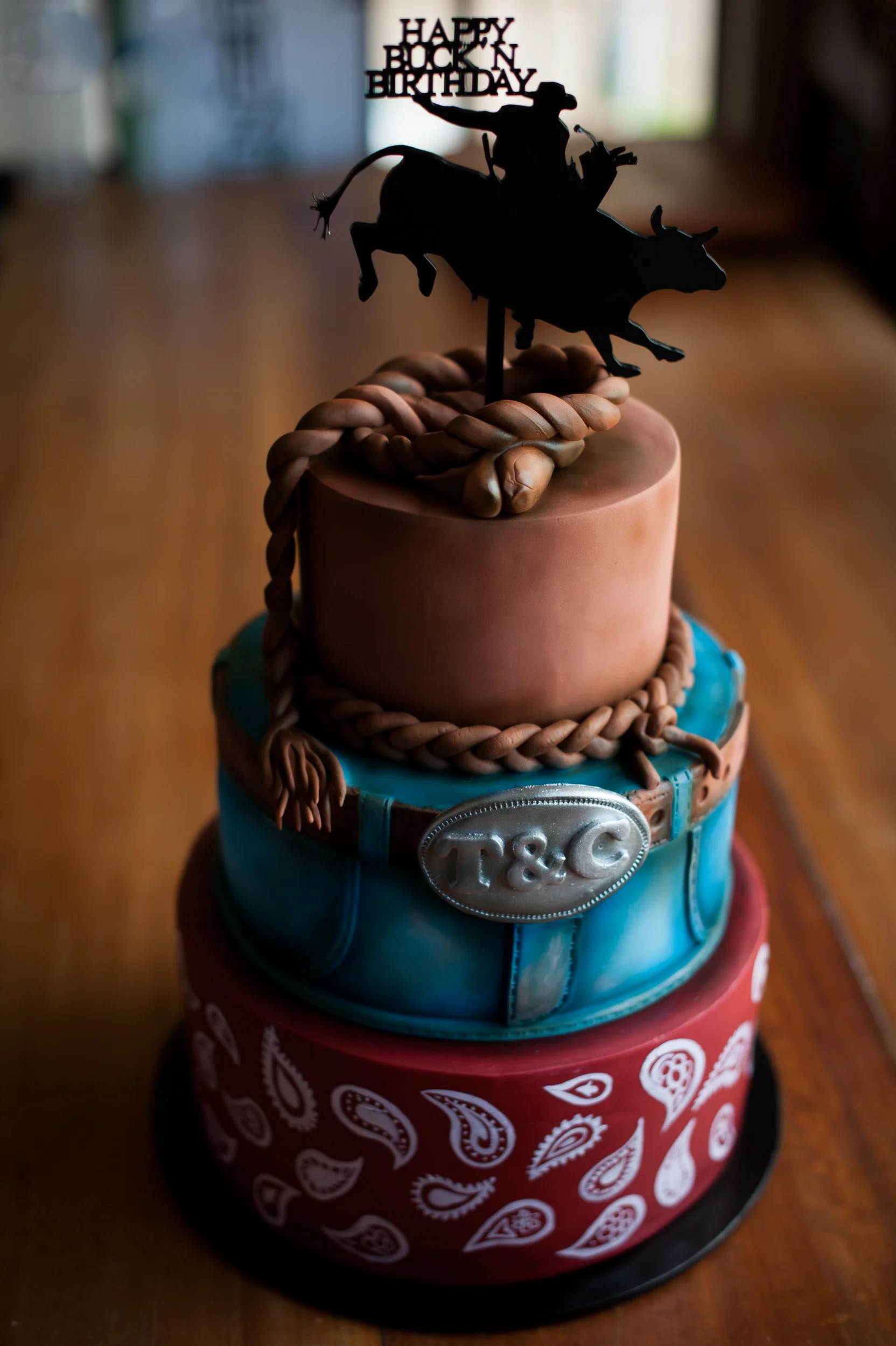 cowboy birthday cake