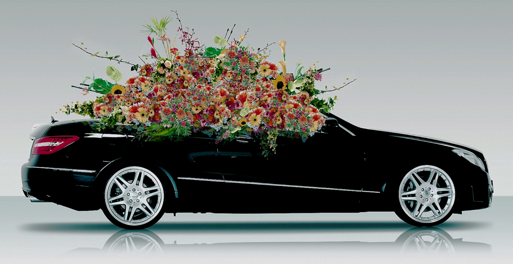 An initial sketch for a "Mercedes Benz" brand film idea. 