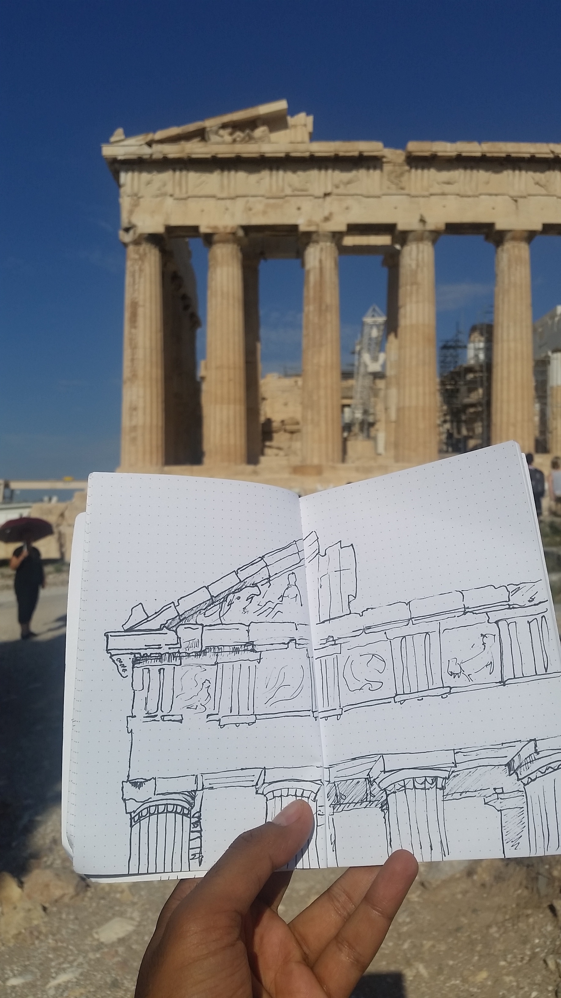 pencil drawing - Acropolis of Athens | Greece drawing, Architecture sketch,  Ancient drawings