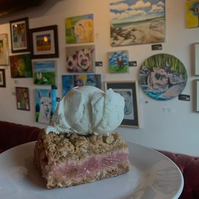 Come down to Colossi&rsquo;s Coffee House for a square paired with a scoop of your favourite flavour of ice cream 
Square flavours include:
- Apple
- Berry
- Rhubarb - Caramel Coconut
- Lemon
- Carrot Cake -Brownie &amp; Rockie Road Brownie