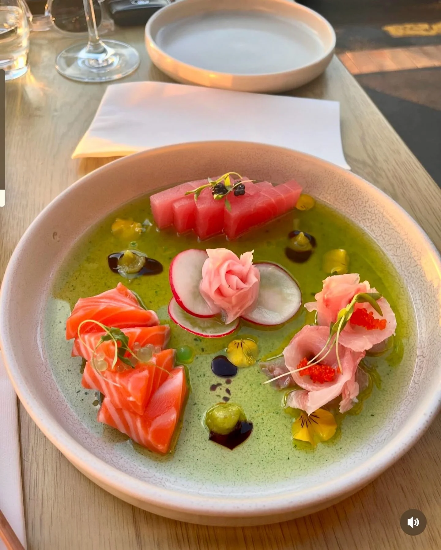 Our Mitsu Sashimi 🥢 captured by @jessmoyes 📷