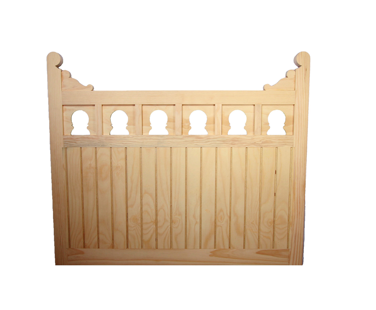 Installed Canterbury timber gate showing the completed entrance design