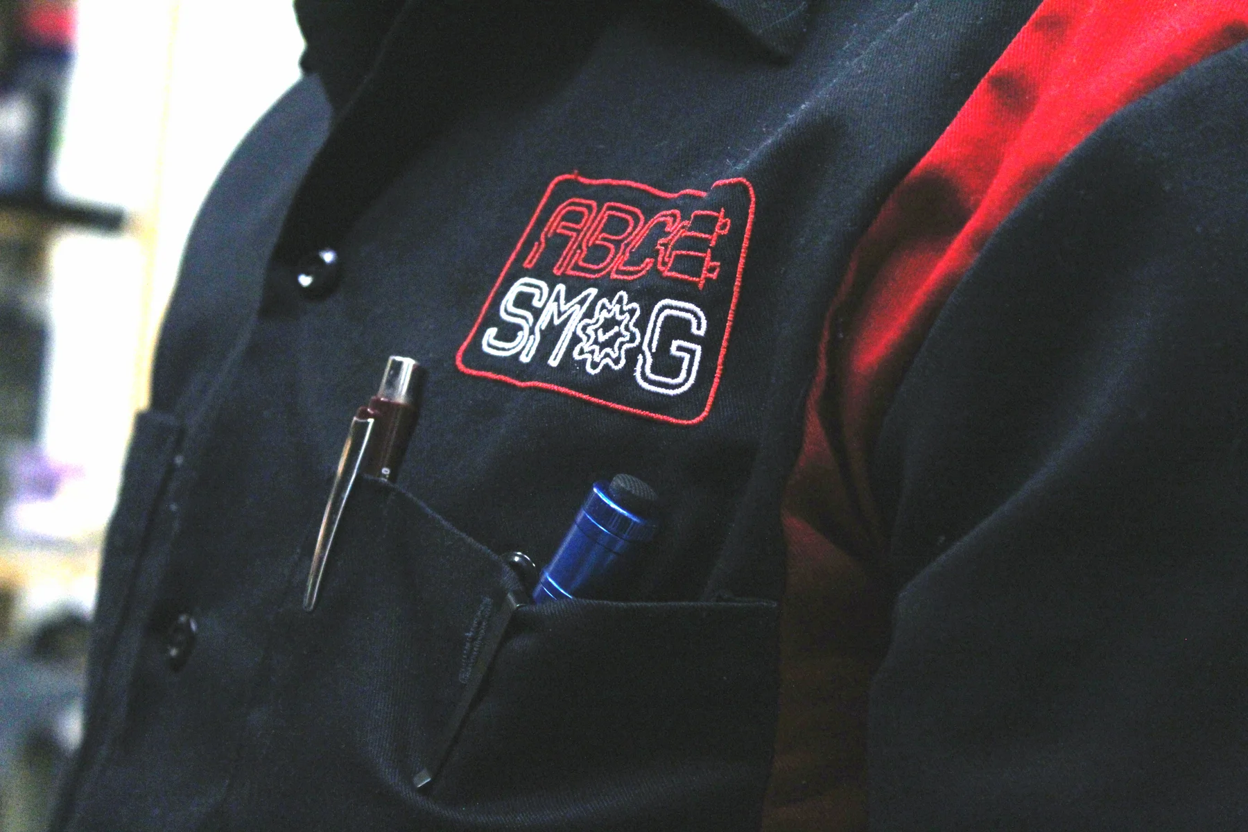 ABC Smog Photography of Embroidered Logo on Jacket