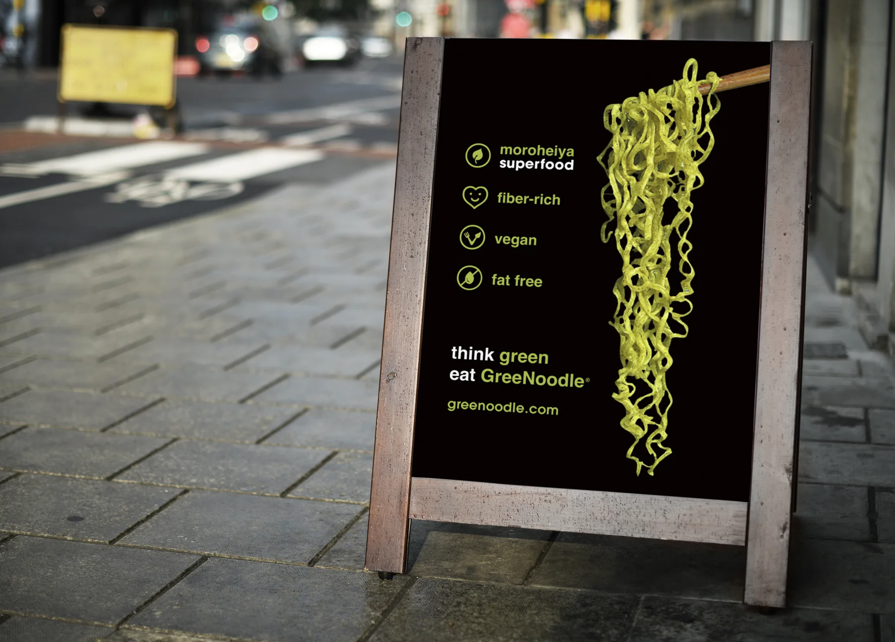 Think Green, Eat Greenoodle® Poster Promo