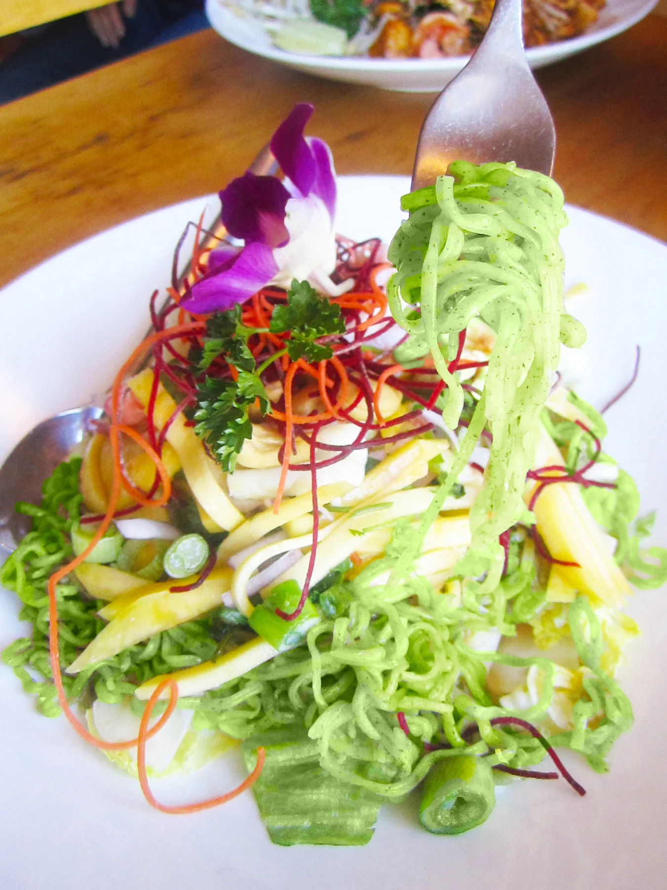 GreeNoodle® Salad Food Photography at Osha Restaurant in San Francisco, CA