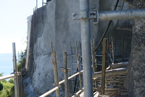  Voile Ouest en béton projeté 