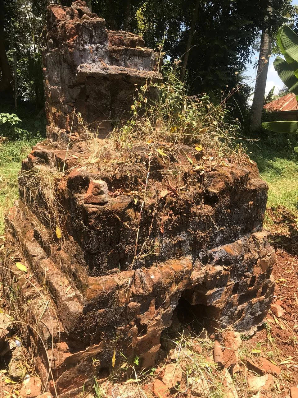 The surviving brick-making kiln from Mweru Works Camp