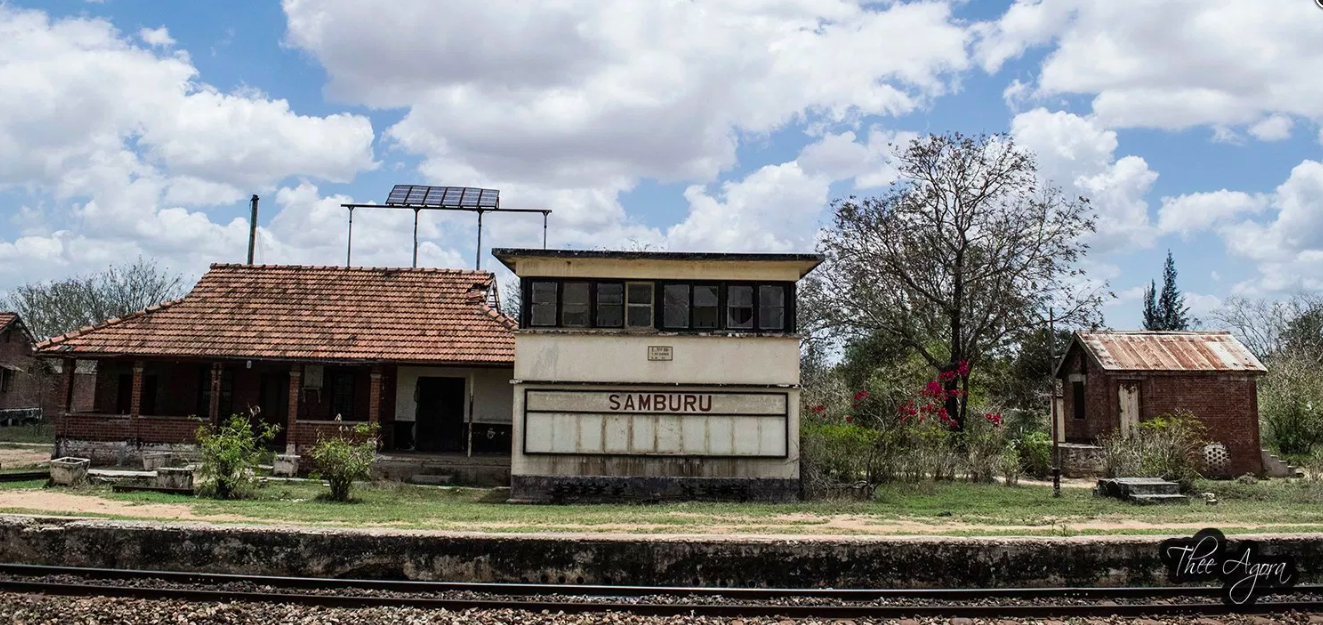 Samburu Railway Station, 2015. See more at Save The Railway .