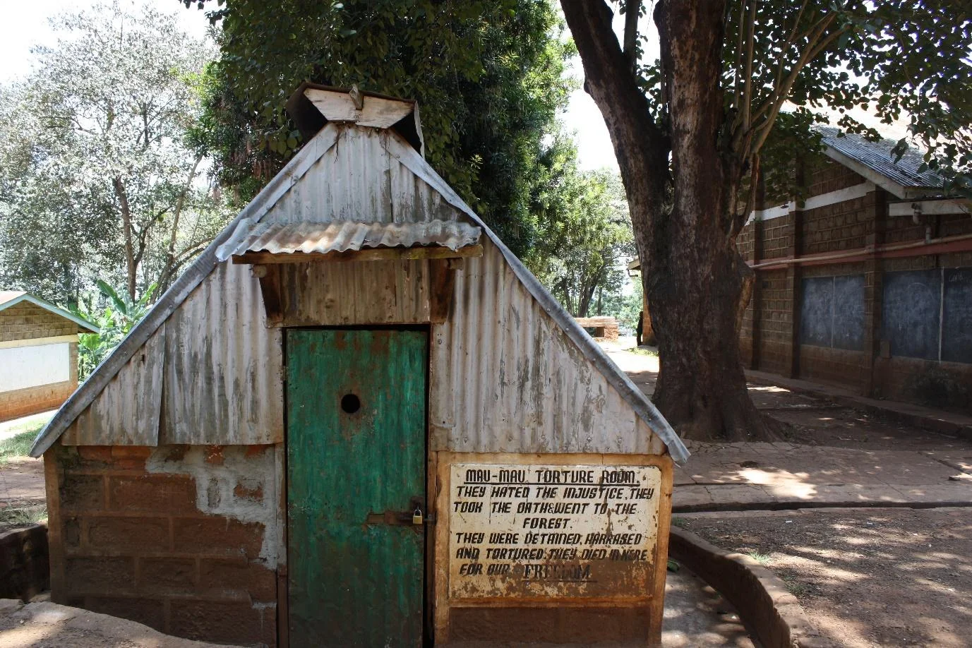 Figure 6: Former torture chamber Mweru camp as it appears in present day Mweru High School