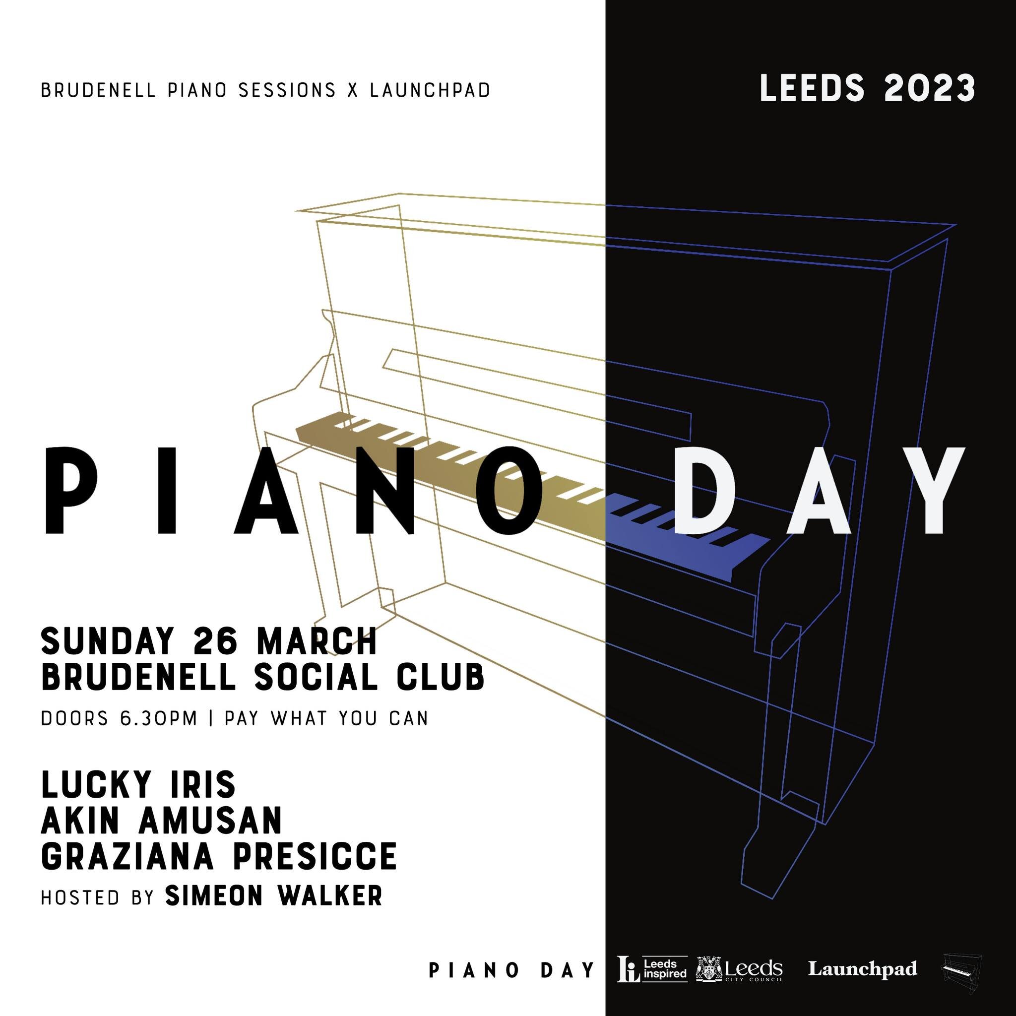 Introducing Piano Day, A @brudenellpianosessions event in collaboration with @_launchpadmusic. Taking place at @nath_brudenell on Sunday 26th of March. An evening to highlight &amp; showcase the outstanding local music being created &amp; performed h