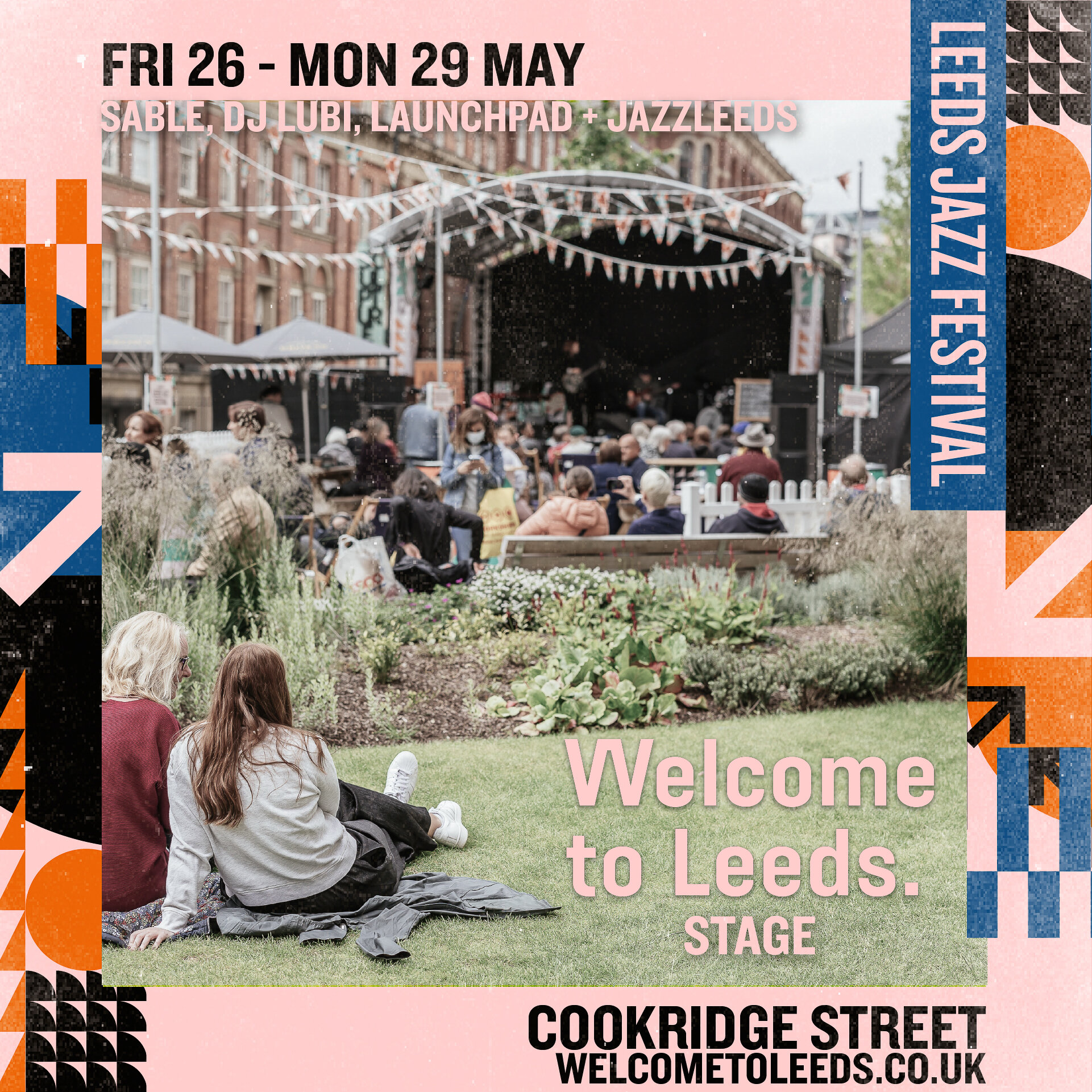 🗣️ As @leedsjazzfest gets closer we are excited to announce @_launchpadmusic will be taking over the 'Welcome to Leeds' stage on Sunday the 28th of May! With an incredible line up to be announced.

The 'Welcome to Leeds' stage is a family friendly, 