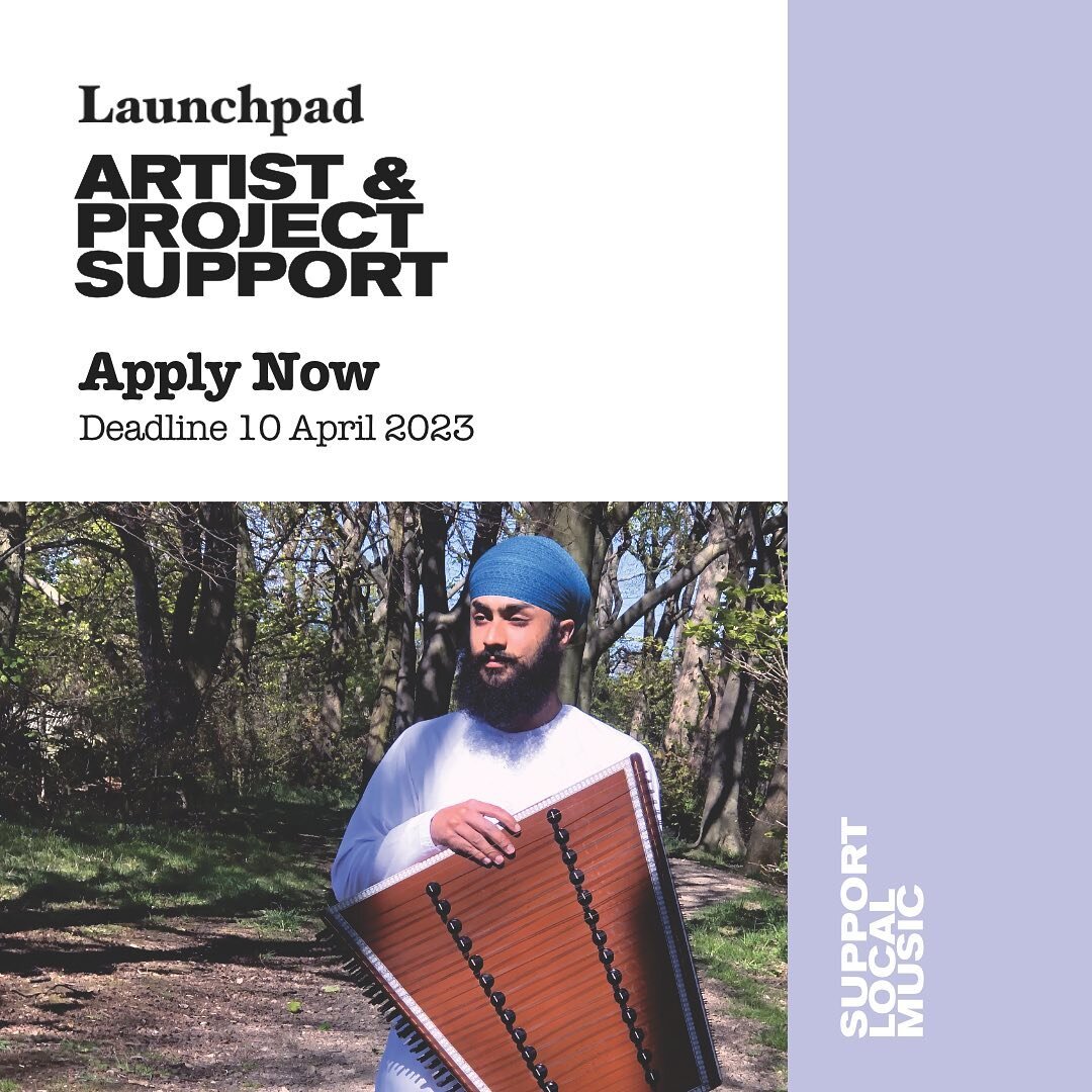 Applications for @_launchpadmusic support are now OPEN for Yorkshire based artists &amp; projects ✨

Since 2019, nearly 130 artists from across Yorkshire have been supported through Launchpad, which works to reach, select and support a diverse repres