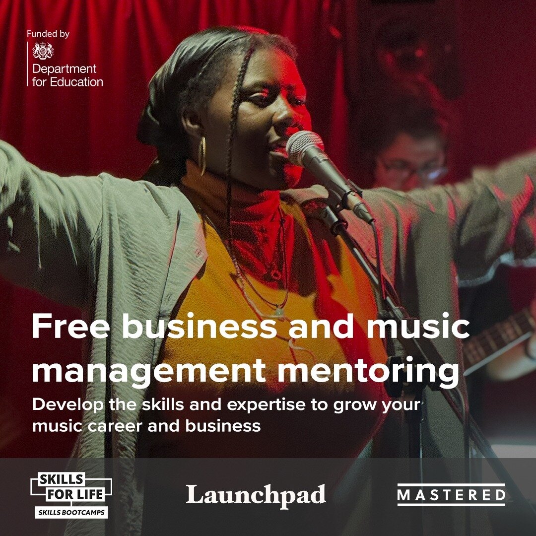 @_launchpadmusic is partnering with @masteredhq on an immersive, fully funded music industry skills boot camp! 🎶

Dive into 60 hours of comprehensive training accompanied by dedicated mentorship, running throughout April and May.

This program cater