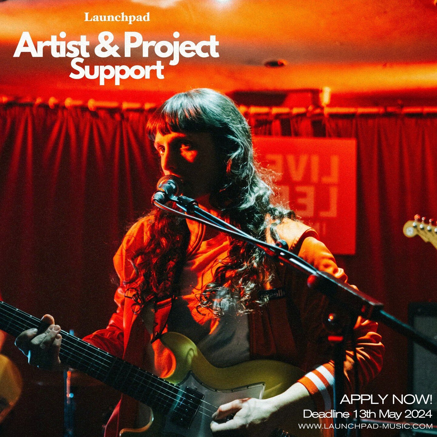 Applications are now open for @_launchpadmusic's Artist &amp; Project support!🎤

Offering opportunities &amp; support for emerging artists, musicians, producers and composers in Yorkshire. Including advice, recording support &amp; performance opport