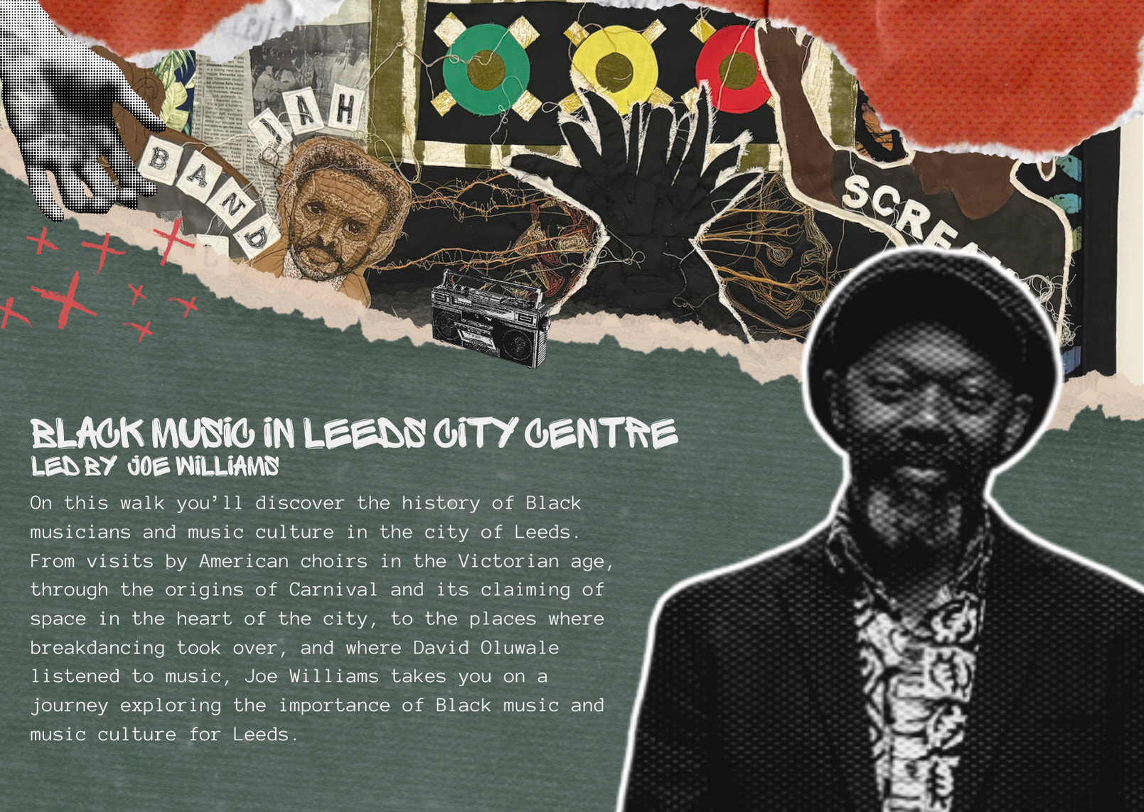 Leeds Music History Walks - Black Music in Leeds City Centre, led by Joe Williams - Walk 1