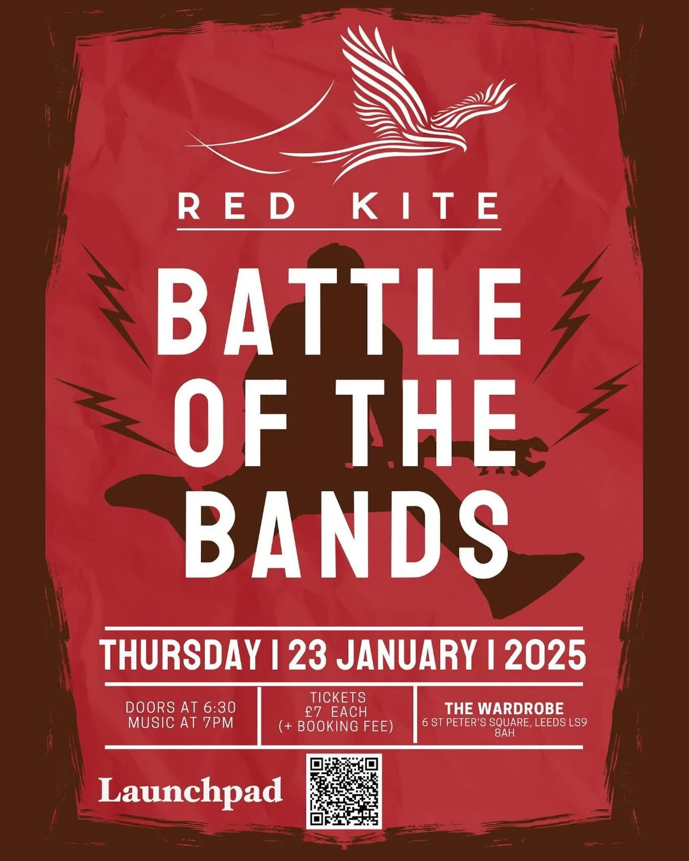 This Thursday young people from 12 schools across West Yorkshire will be performing as part of the Red Kite Battle of the Bands at @thewardrobeleeds supported by @_launchpadmusic !

The team will be heading down early to offer advice sessions to all 