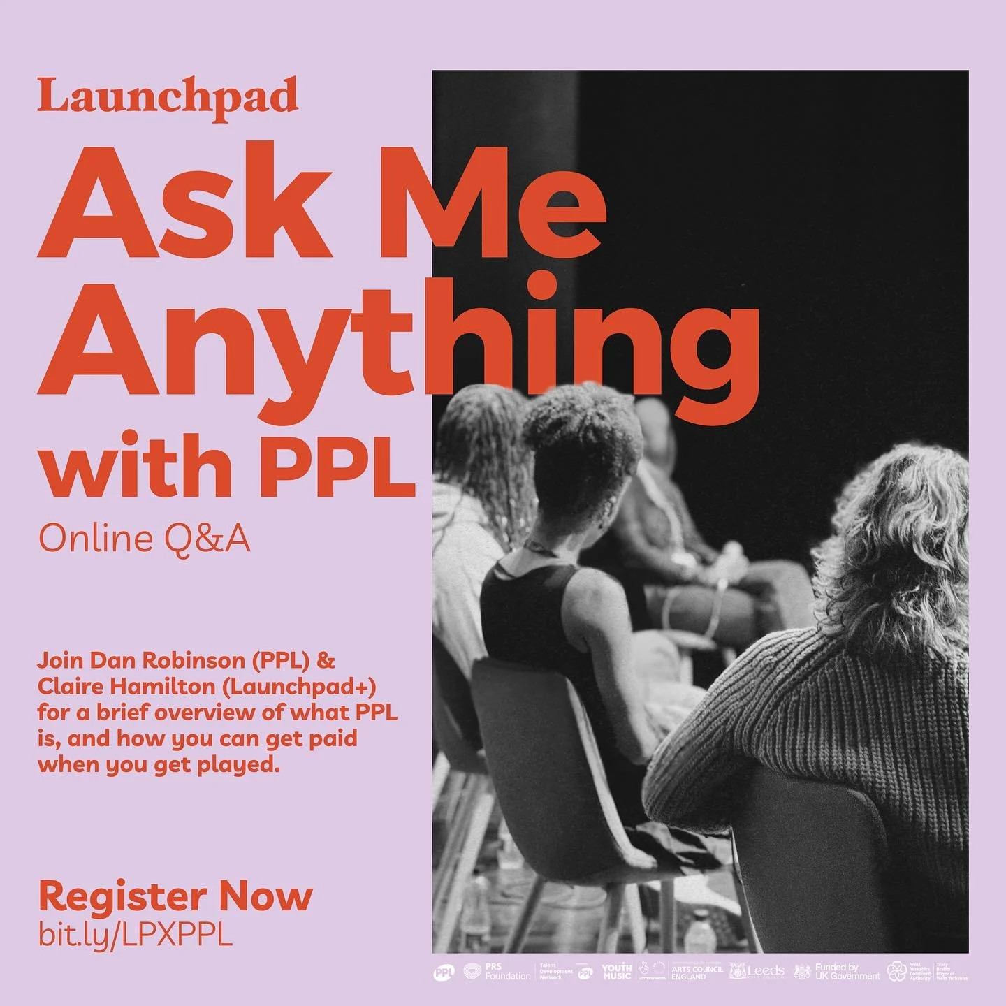 Join @_launchpadmusic on Wednesday 15th of January from 7pm for an online Ask Me Anything with @ppl_uk&nbsp;for music performers and rights holders in Yorkshire!

Hear from Dan Robinson, membership expert at UK collection society @ppl_uk, for a brief