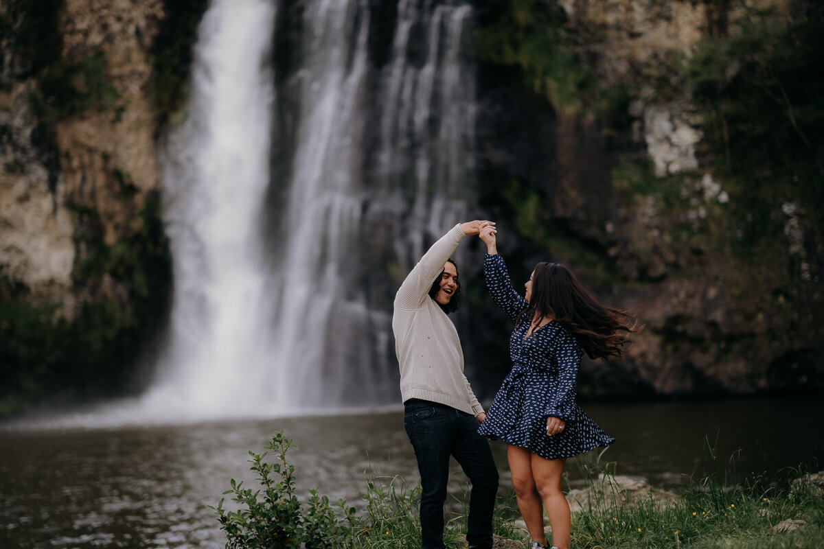 Hunua Falls, Auckland wedding photographer