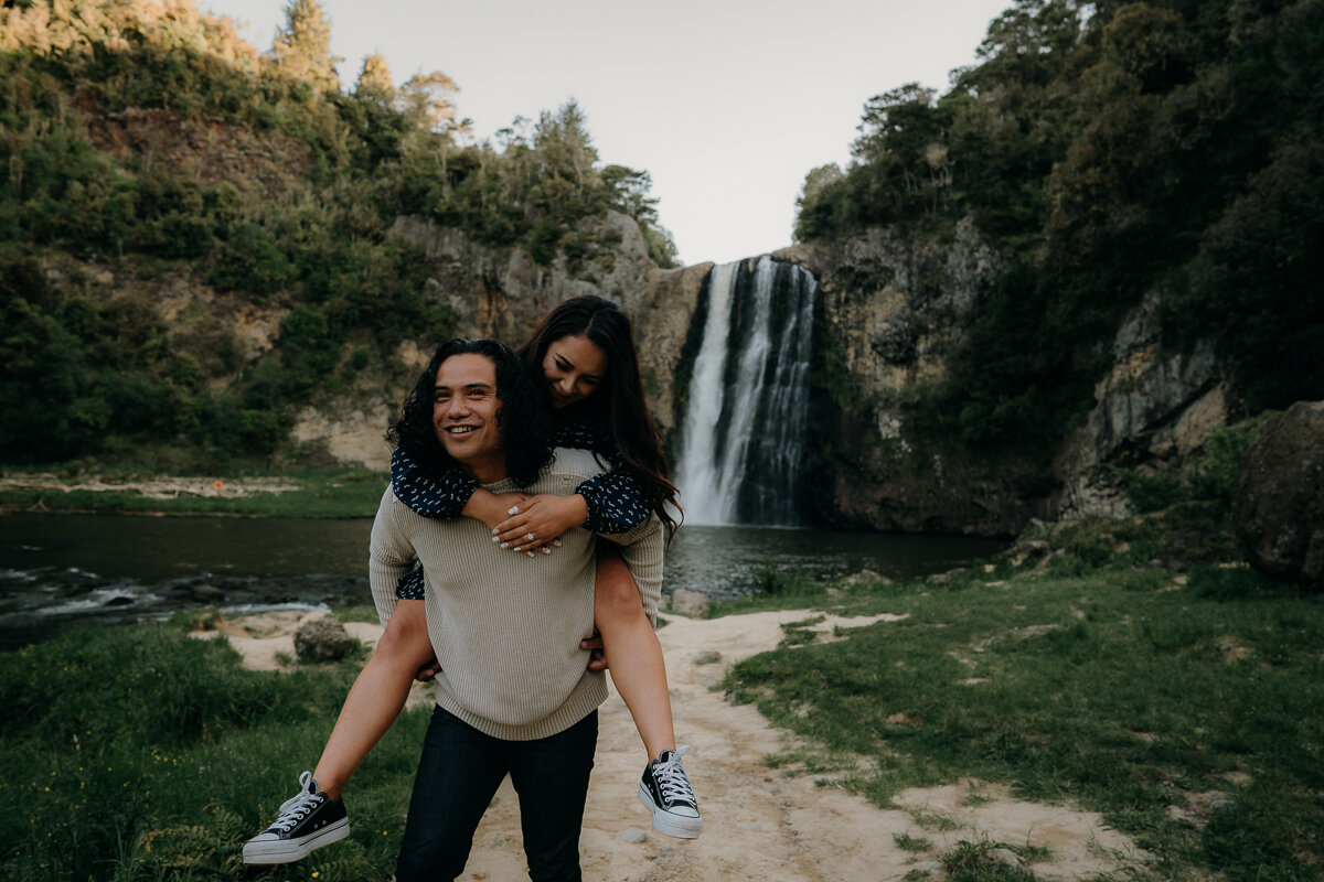 Hunua Falls, Auckland wedding photographer